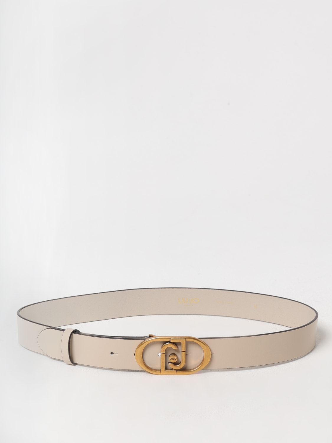 LIU JO CINTURA: Cintura Liu Jo in pelle sintetica , Crema - Img 1