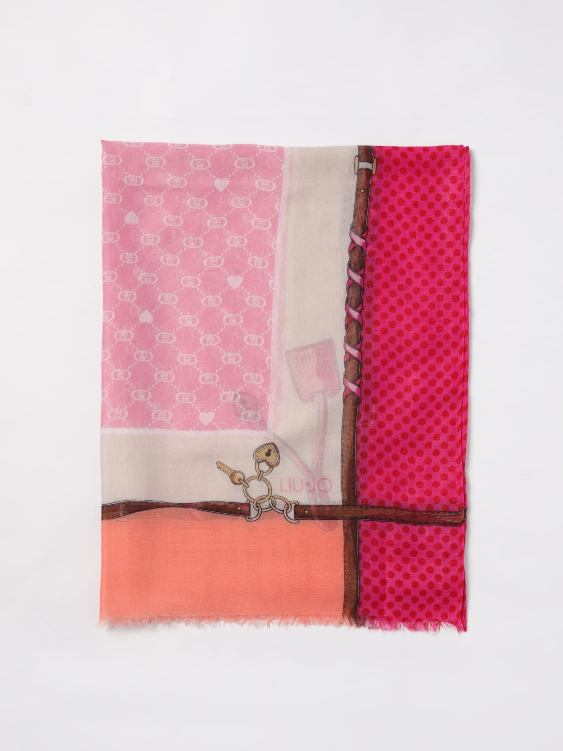 スカーフ LIU JO Woman Scarf Cream 2A5025T0300 72624 LIU JO: Scarf woman - Cream | Liu Jo scarf 2A5025T0300