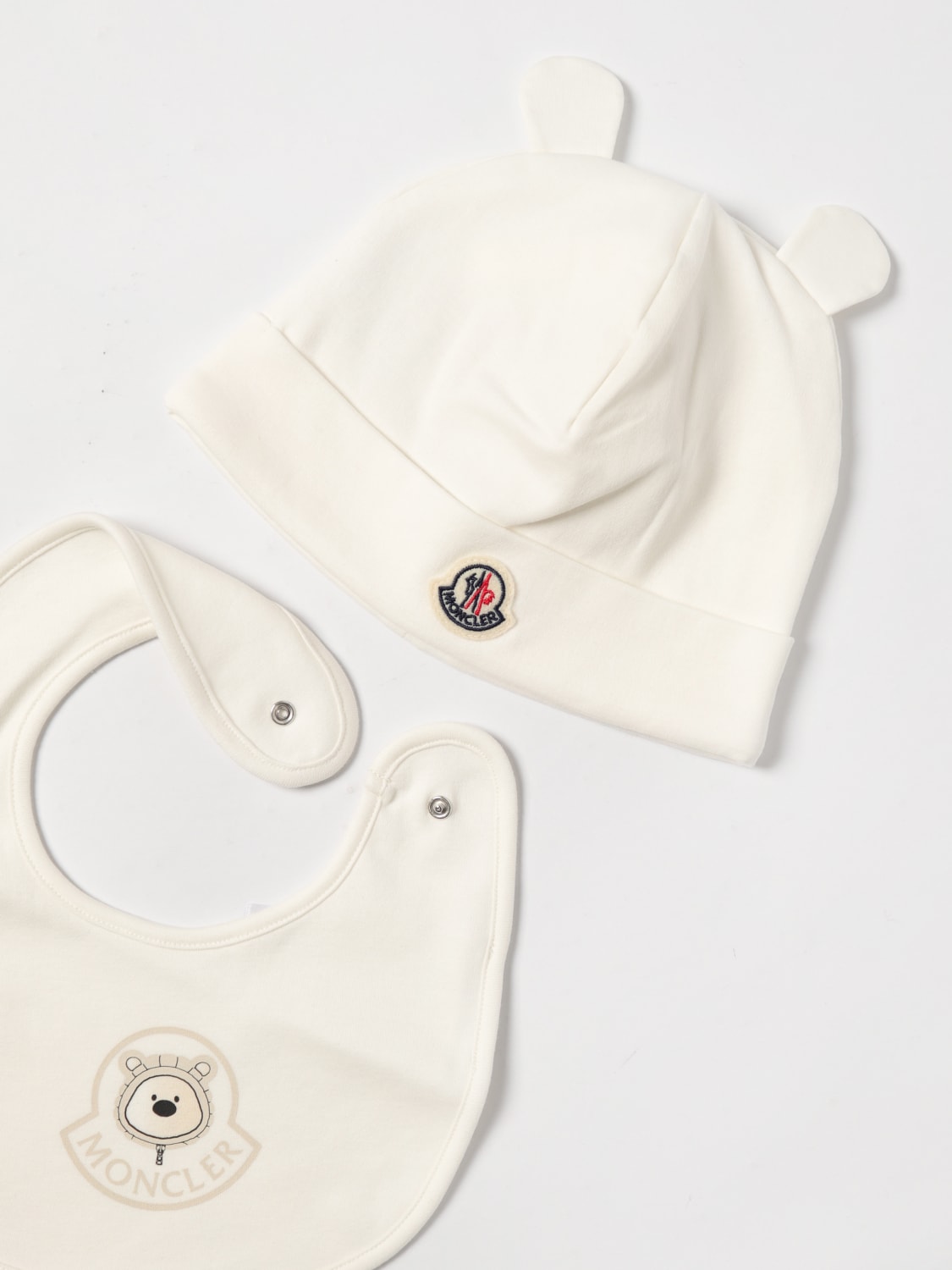 MONCLER BLANKET SET: Dress kids Moncler, White - Img 3
