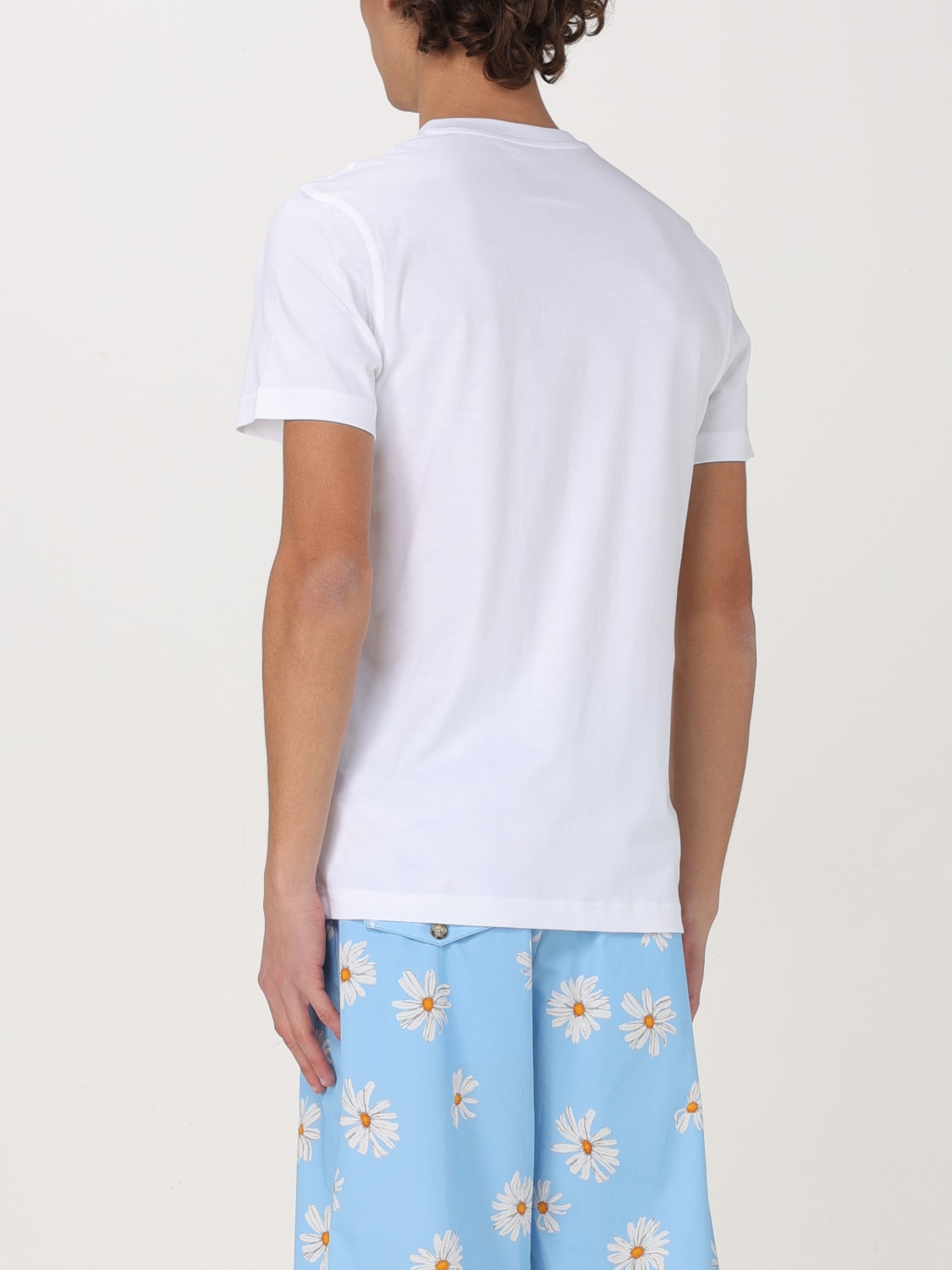 Tシャツ・カットソー MOSCHINO COUTURE Men T-shirt White 07180241 1001 White Moschino T-shirt ZZA0721 5241 1001 CM126 | eBay