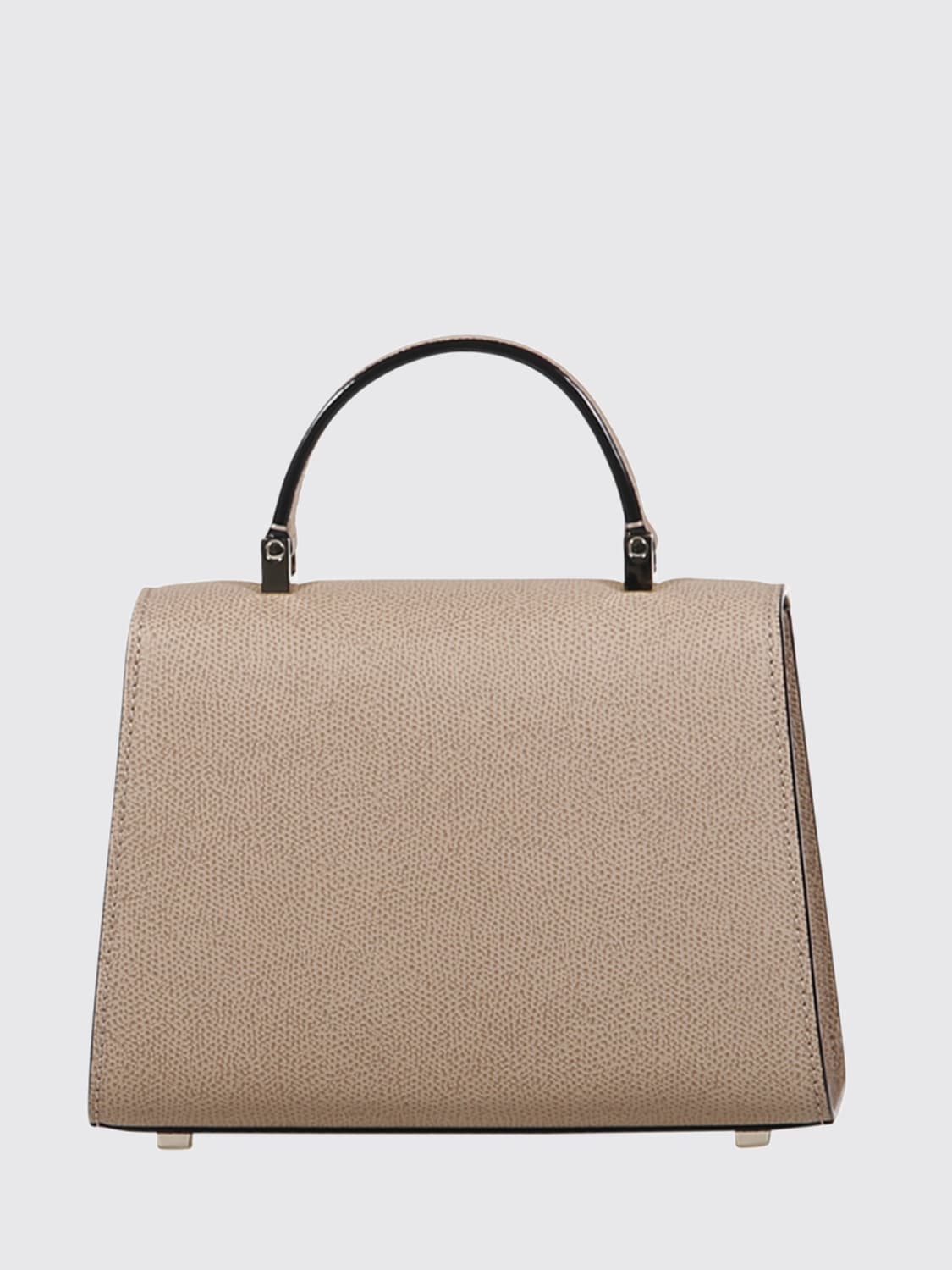 VALEXTRA BORSA MINI: Borsa Iside Valextra in pelle a grana , Cammello - Img 2