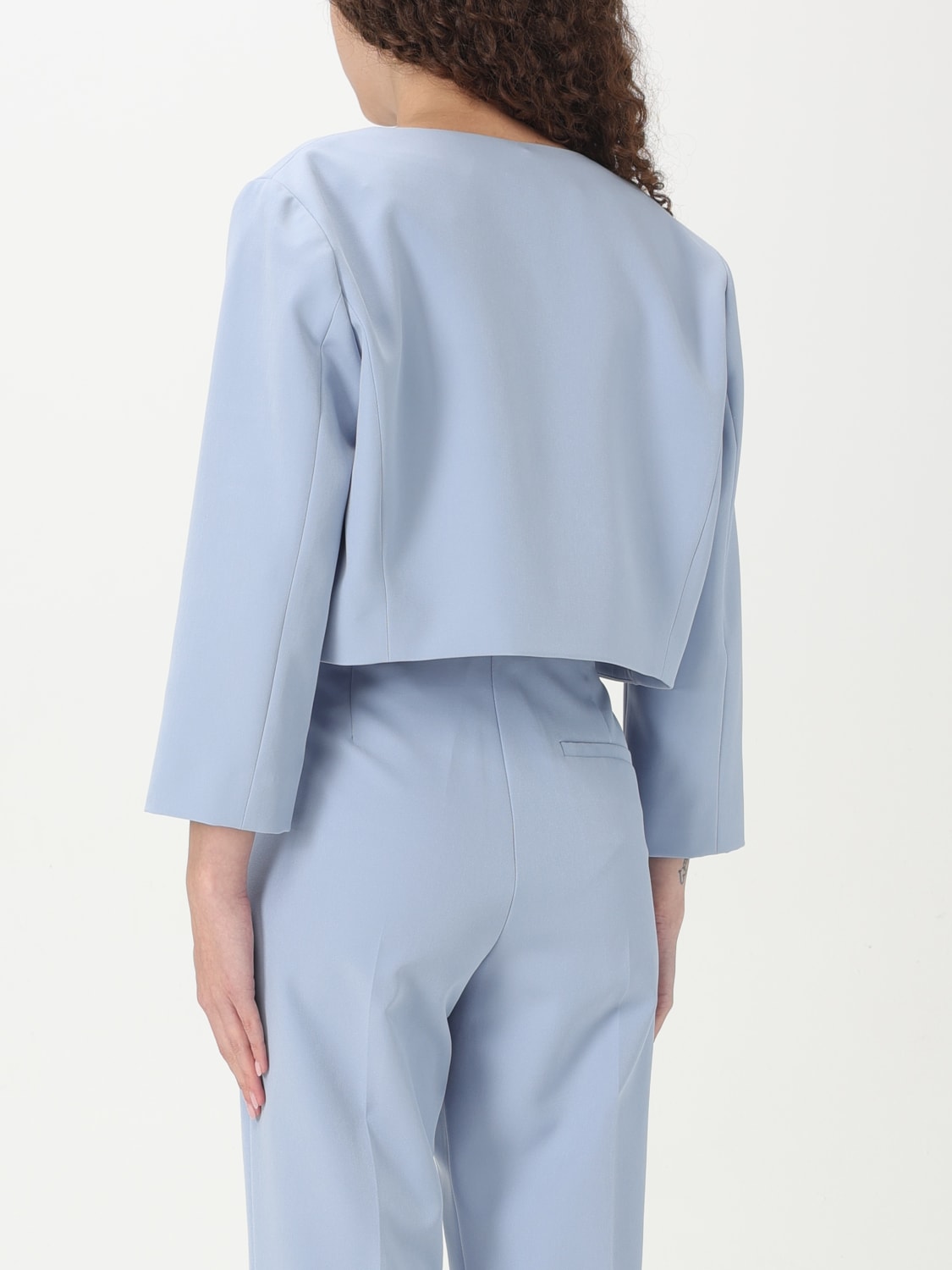 LIU JO: Jacket woman - Gnawed Blue | Liu Jo jacket