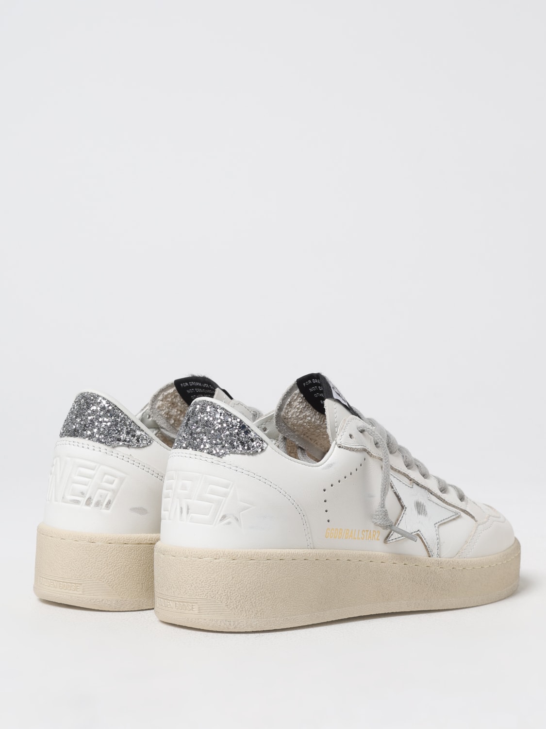 GOLDEN GOOSE BASKETS: Baskets femme Golden Goose, Argent - Img 3