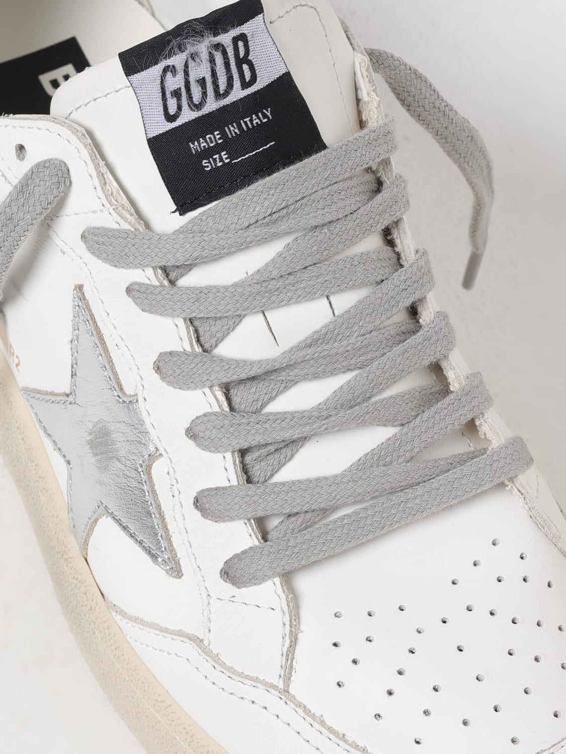 GOLDEN GOOSE BASKETS: Baskets femme Golden Goose, Argent - Img 4