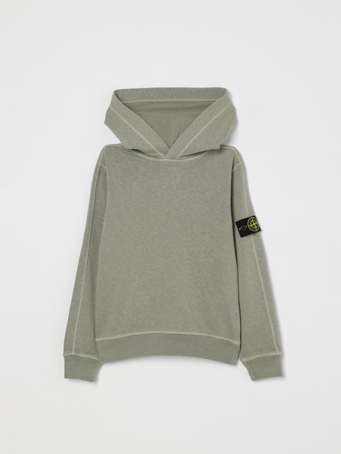 STONE ISLAND JUNIOR SWEATER: Sweater kids Stone Island Junior, Green - Img 1