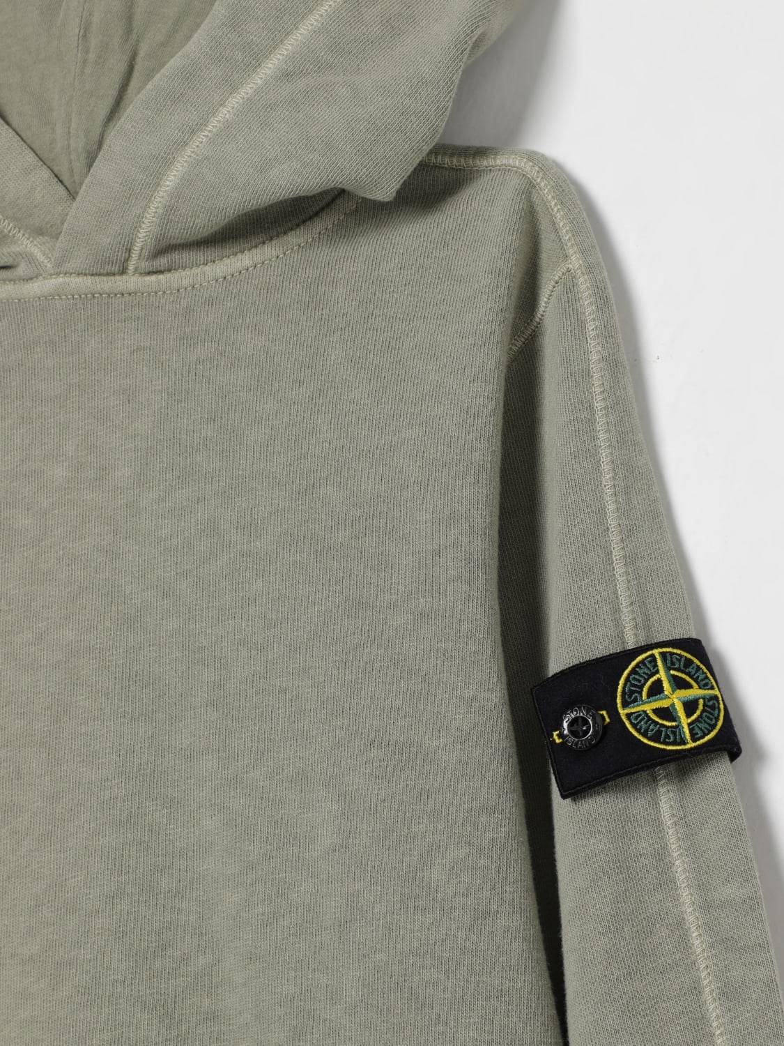 STONE ISLAND JUNIOR SWEATER: Sweater kids Stone Island Junior, Green - Img 3