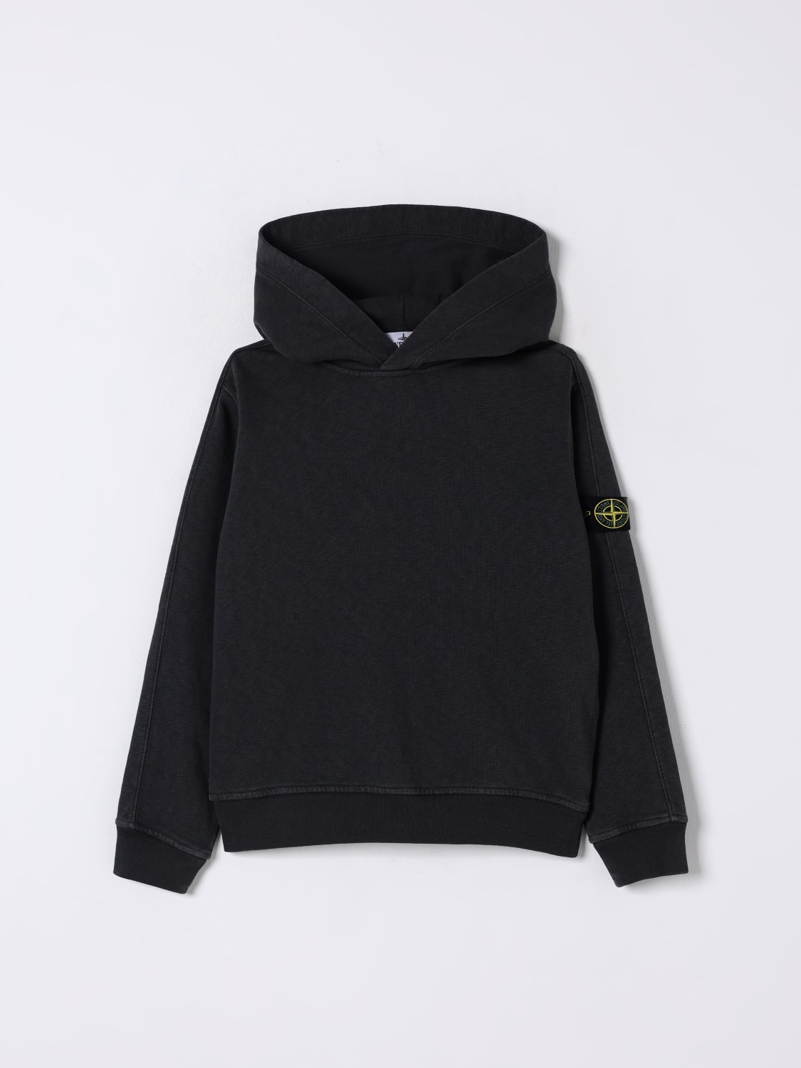 STONE ISLAND JUNIOR SWEATER: Sweater kids Stone Island Junior, Charcoal - Img 1