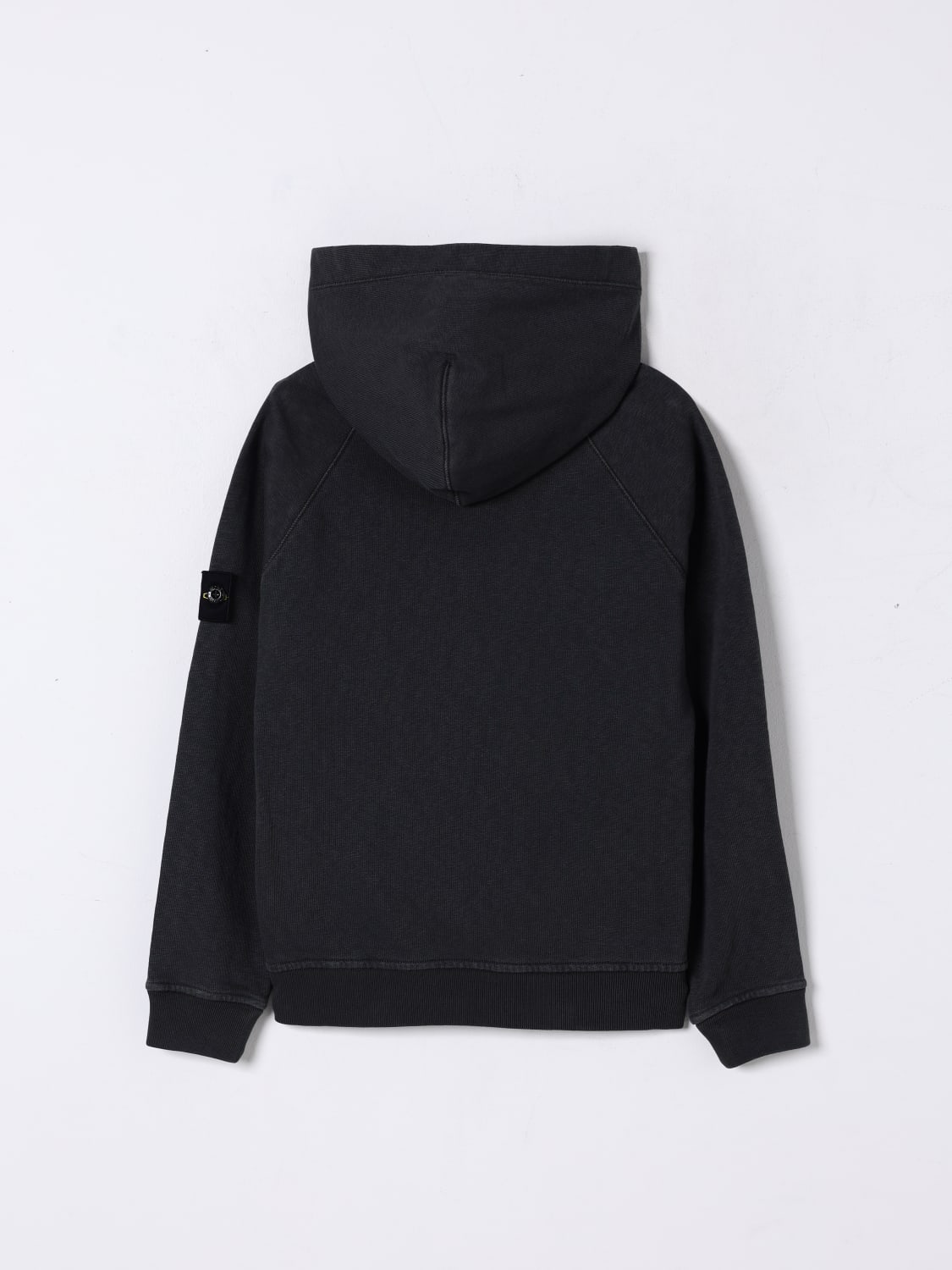 STONE ISLAND JUNIOR SWEATER: Sweater kids Stone Island Junior, Charcoal - Img 2