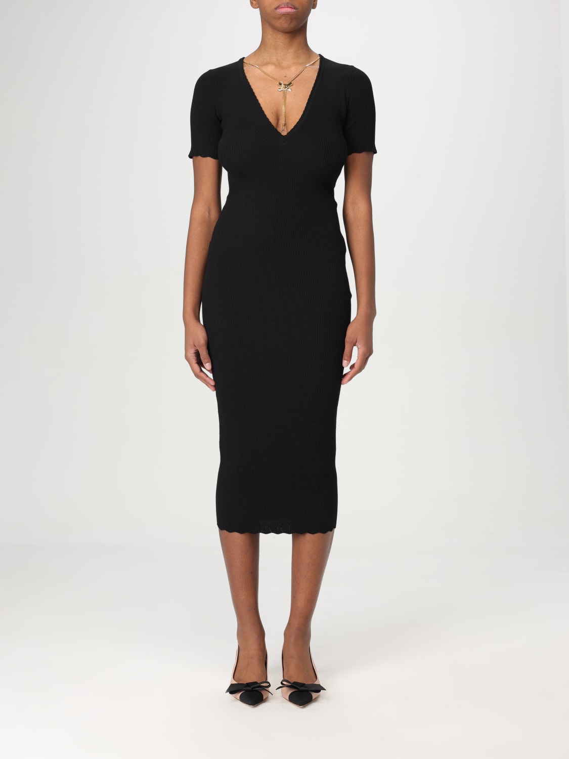 ワンピース ELISABETTA FRANCHI Elisabetta Franchi Dresses Black Elisabetta Franchi Outlet: Dress woman La Mia Bambina