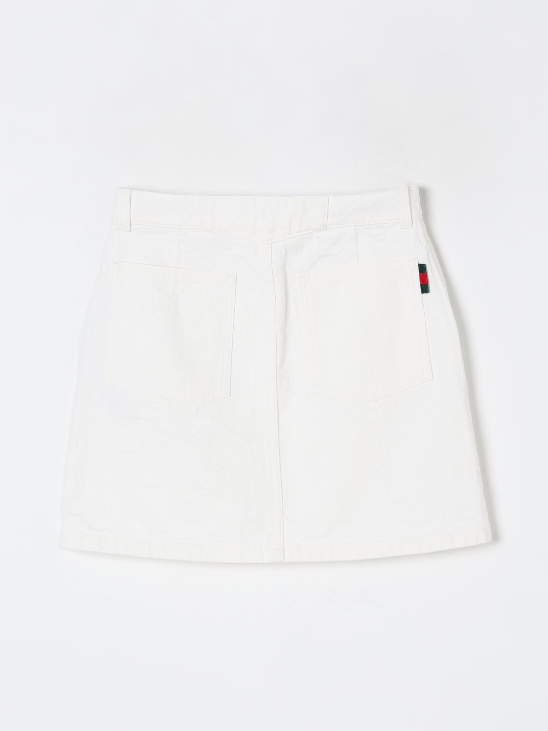 GUCCI FALDA: Falda niños Gucci, Blanco - Img 2