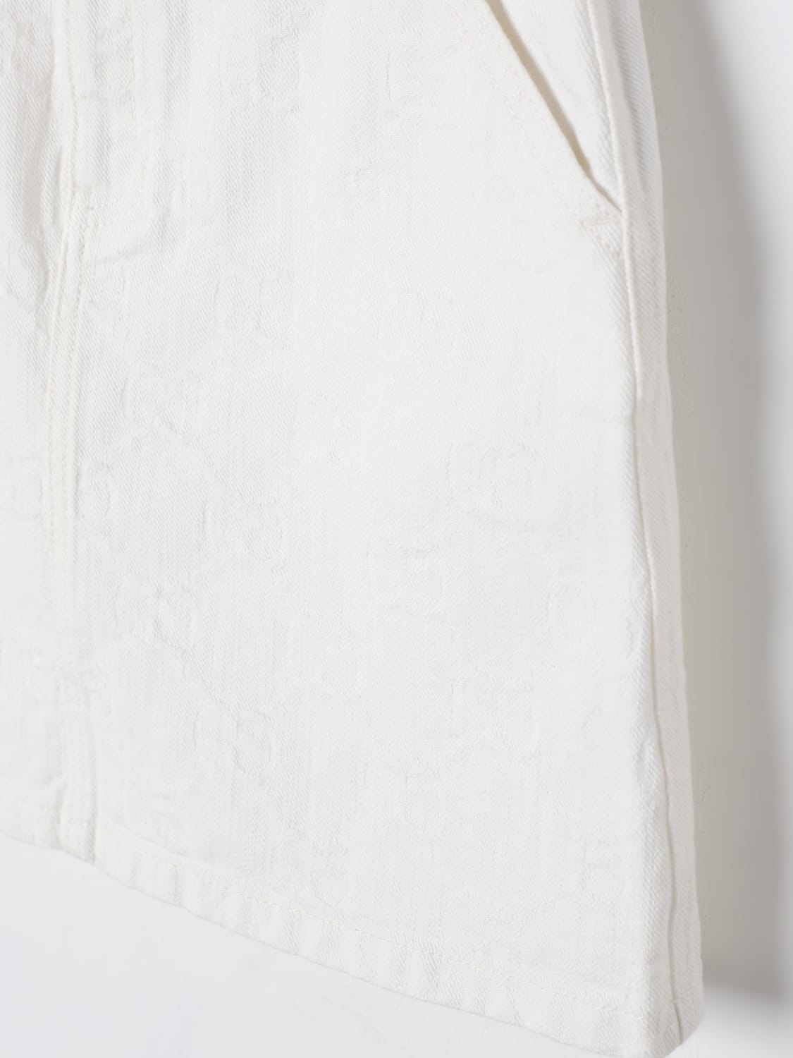 GUCCI FALDA: Falda niños Gucci, Blanco - Img 3