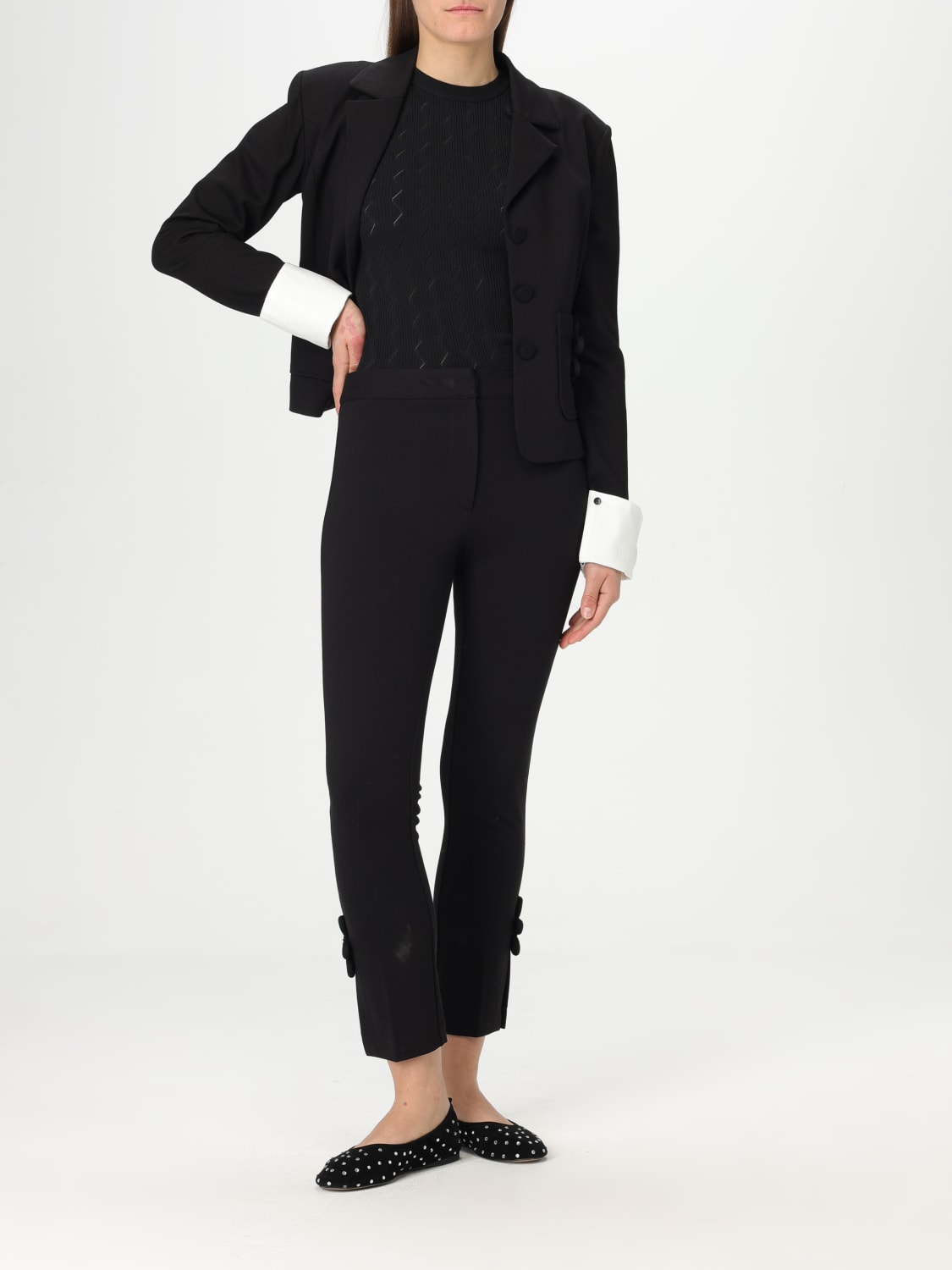 TWINSET ACTITUDE JACKET: Jacket woman Twinset - Actitude, Black - Img 2