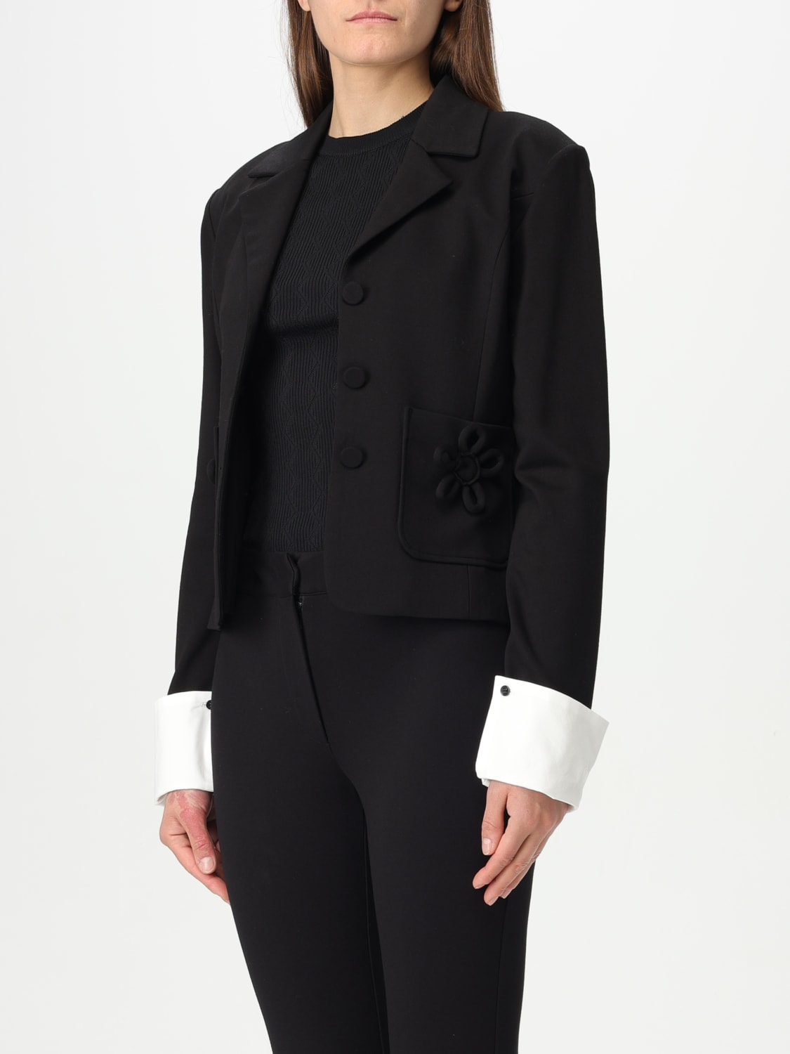 TWINSET ACTITUDE JACKET: Jacket woman Twinset - Actitude, Black - Img 4