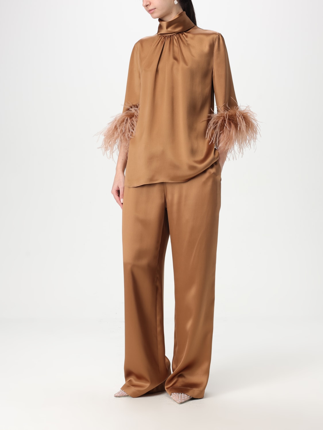 パンツ DOLCE & GABBANA Woman Pants Walnut FTC9FTFU1NU M0180 DOLCE & GABBANA: Pants woman - Walnut | Dolce & Gabbana