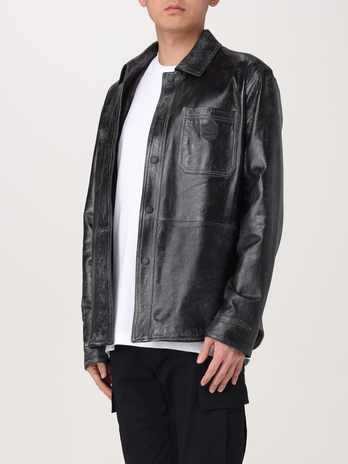 DOLCE & GABBANA CAMISA: Chaqueta hombre Dolce & Gabbana, Negro - Img 4