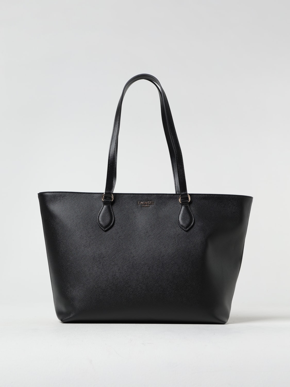 TWINSET BORSA TOTE: Borsa tote in pelle sintetica Twinset, Nero - Img 1