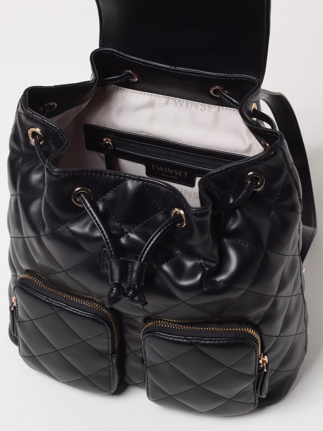 TWINSET BACKPACK: Mini bag woman Twinset, Black - Img 4