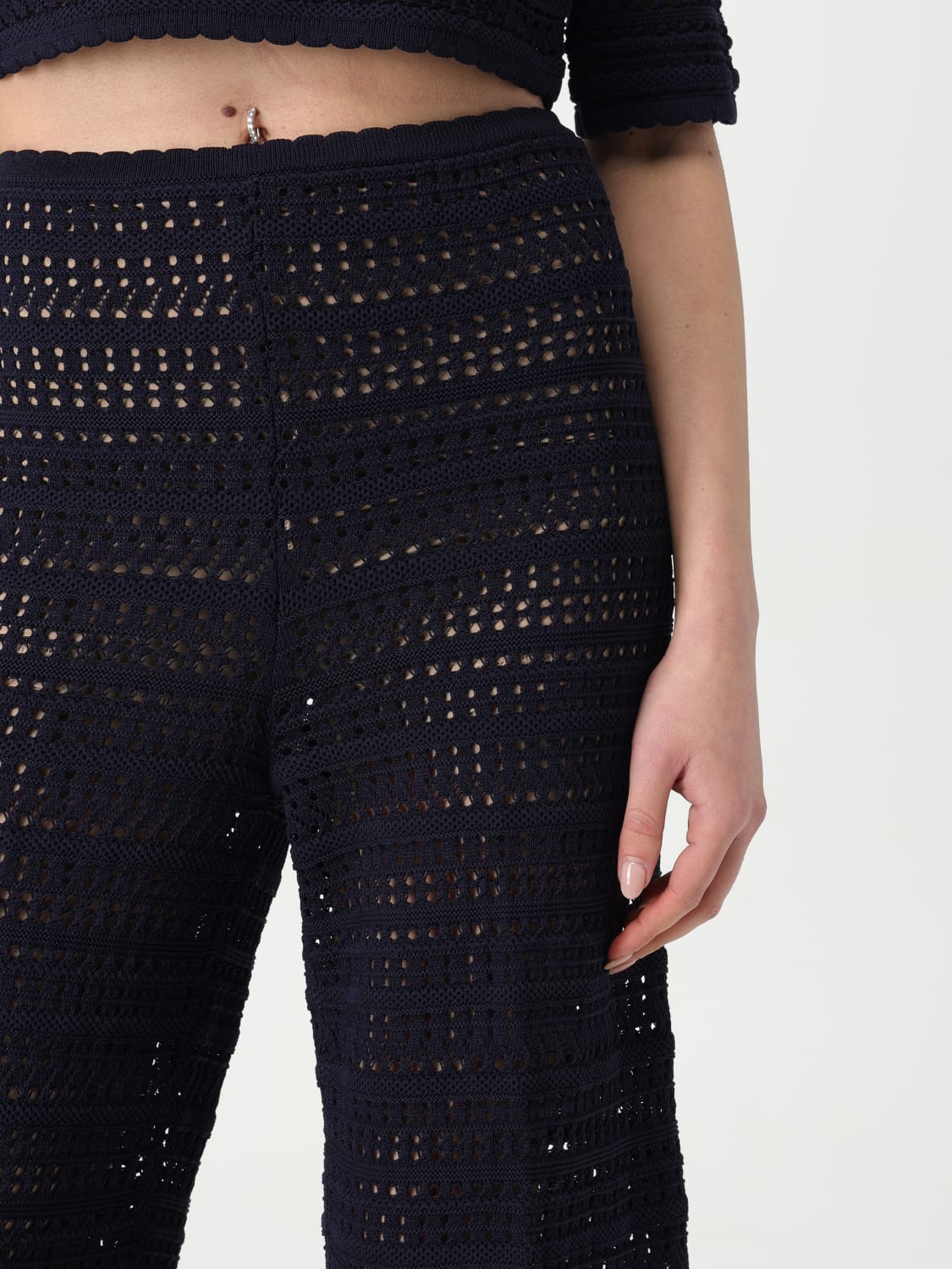 TWINSET PANTS: Pants woman Twinset, Blue - Img 4