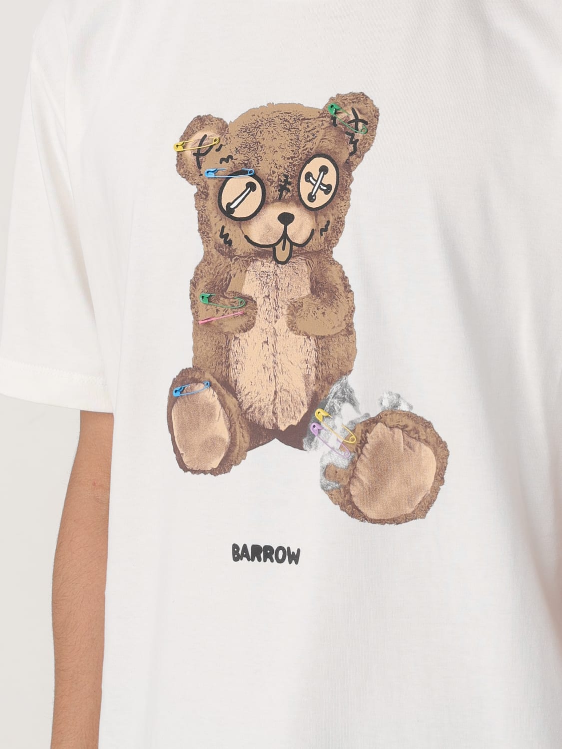 BARROW: T-shirt men - Beige | Barrow t-shirt S5BWUATH154
