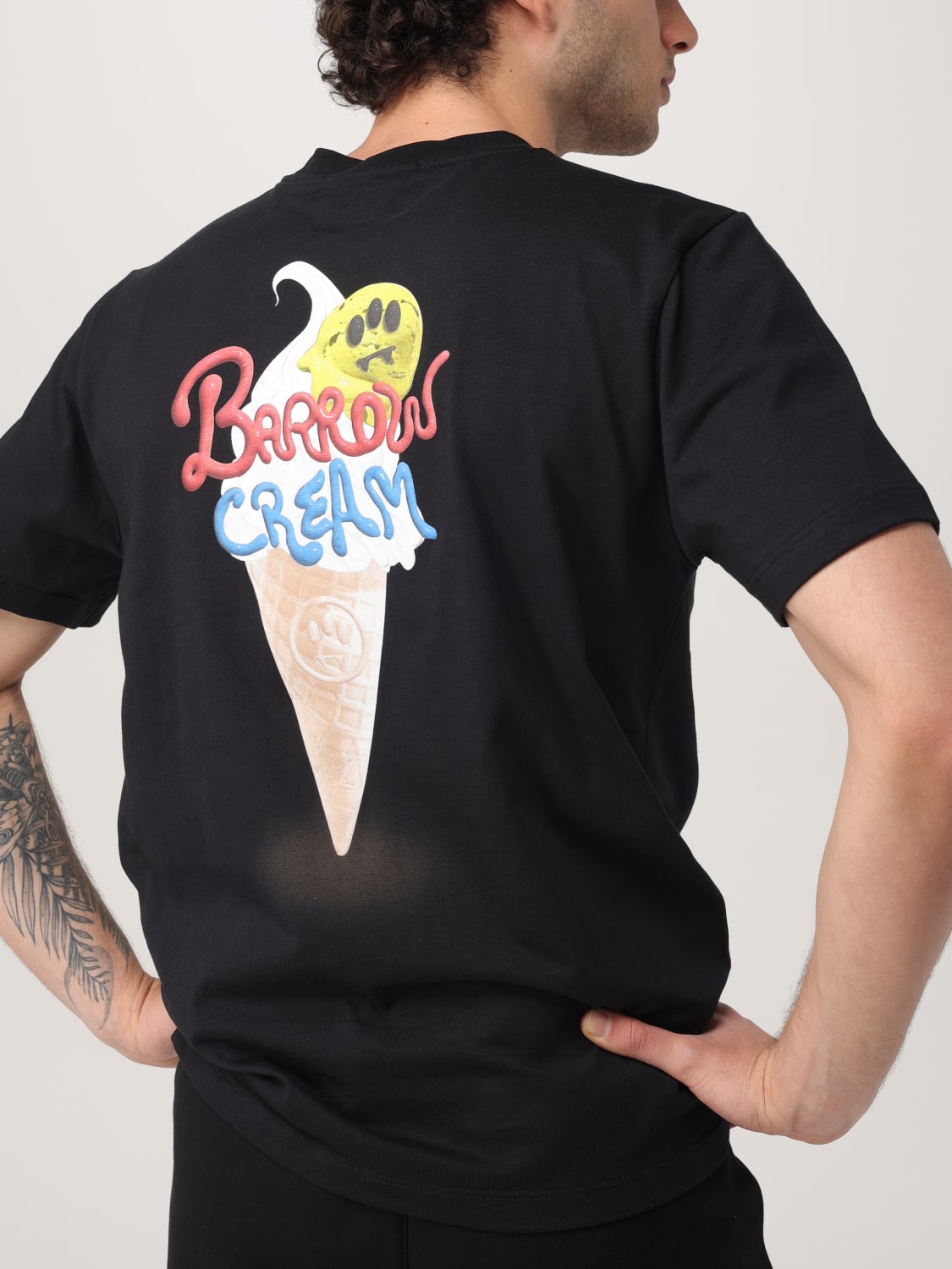 BARROW T-SHIRT: T-shirt men Barrow, Black - Img 3
