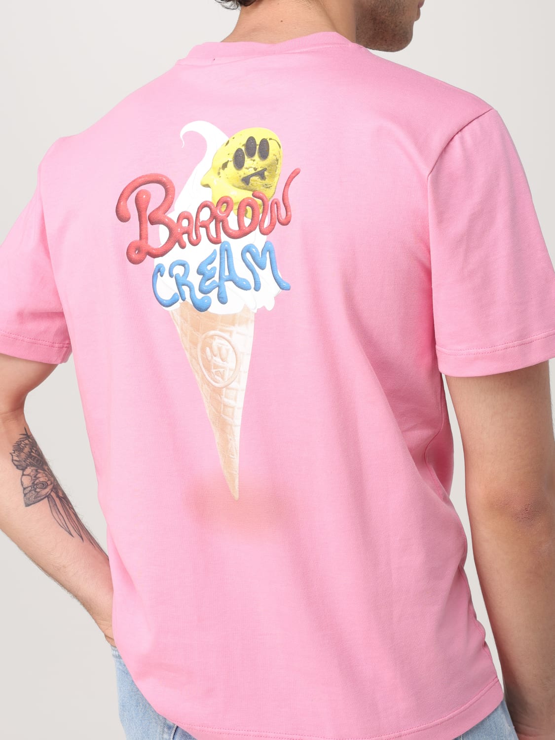 BARROW T-SHIRT: T-shirt men Barrow, Pink - Img 3