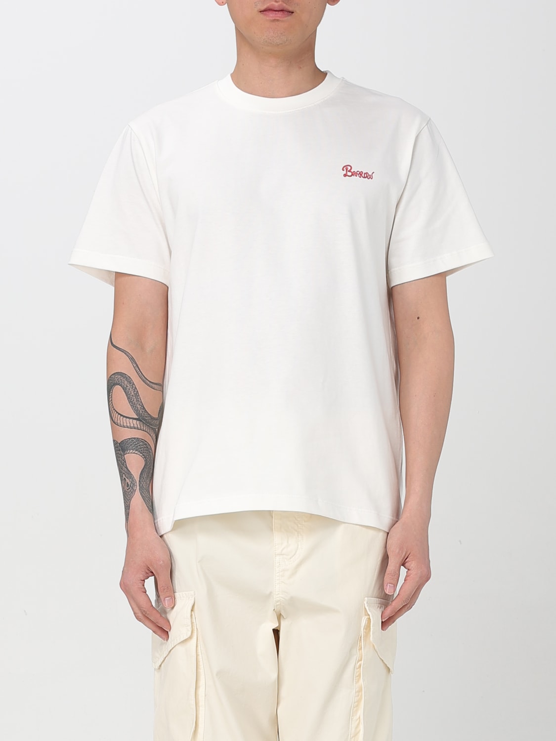 BARROW T-SHIRT: T-shirt men Barrow, Beige - Img 1