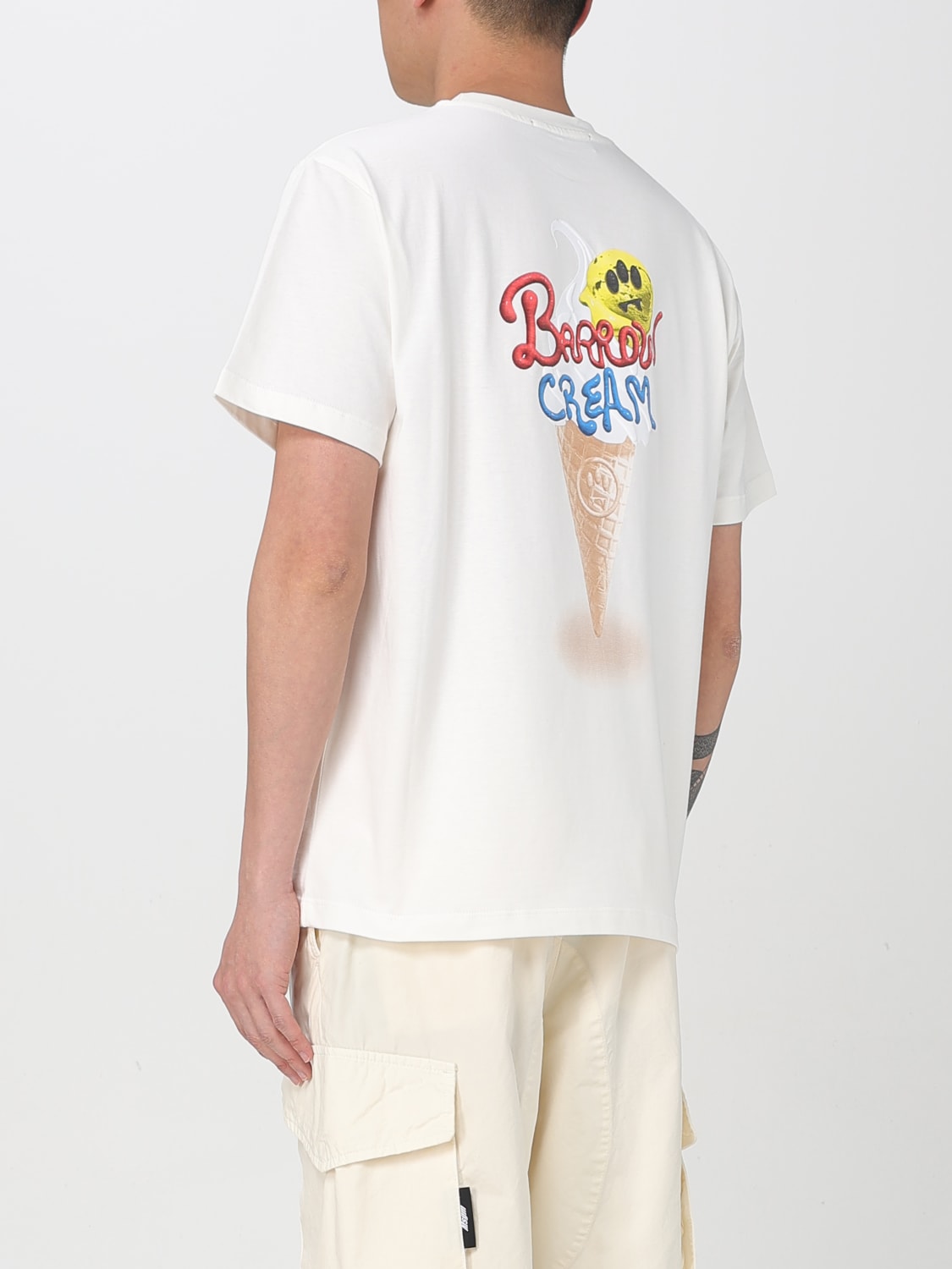 BARROW T-SHIRT: T-shirt men Barrow, Beige - Img 2