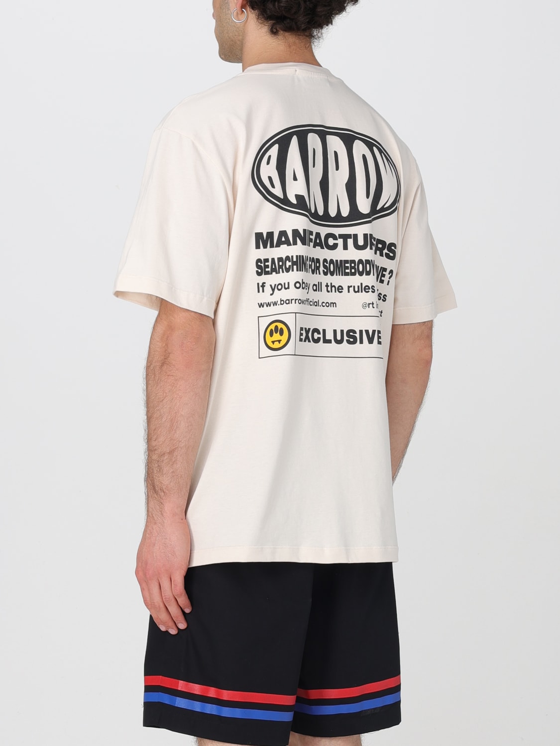 BARROW T-SHIRT: T-shirt men Barrow, White - Img 2