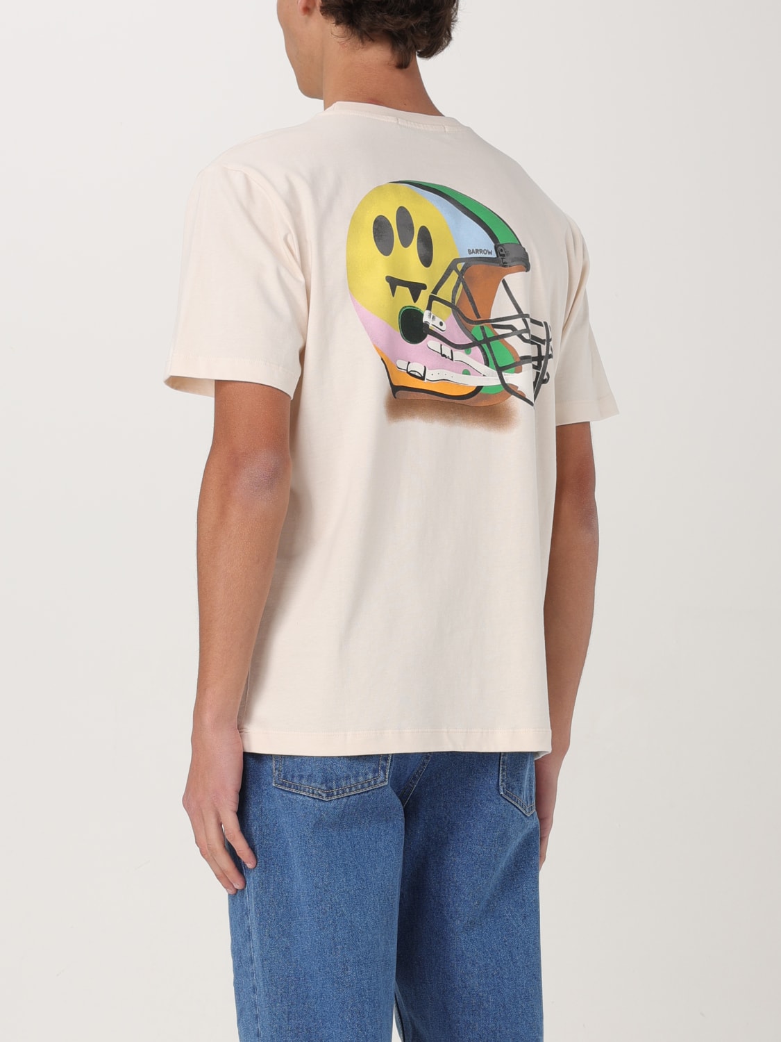 Tシャツ・カットソー BARROW Men T Shirts S5BWUATH152BW029 BEIGE BARROW: T-shirt men - Cream | Barrow t-shirt S5BWUATH145