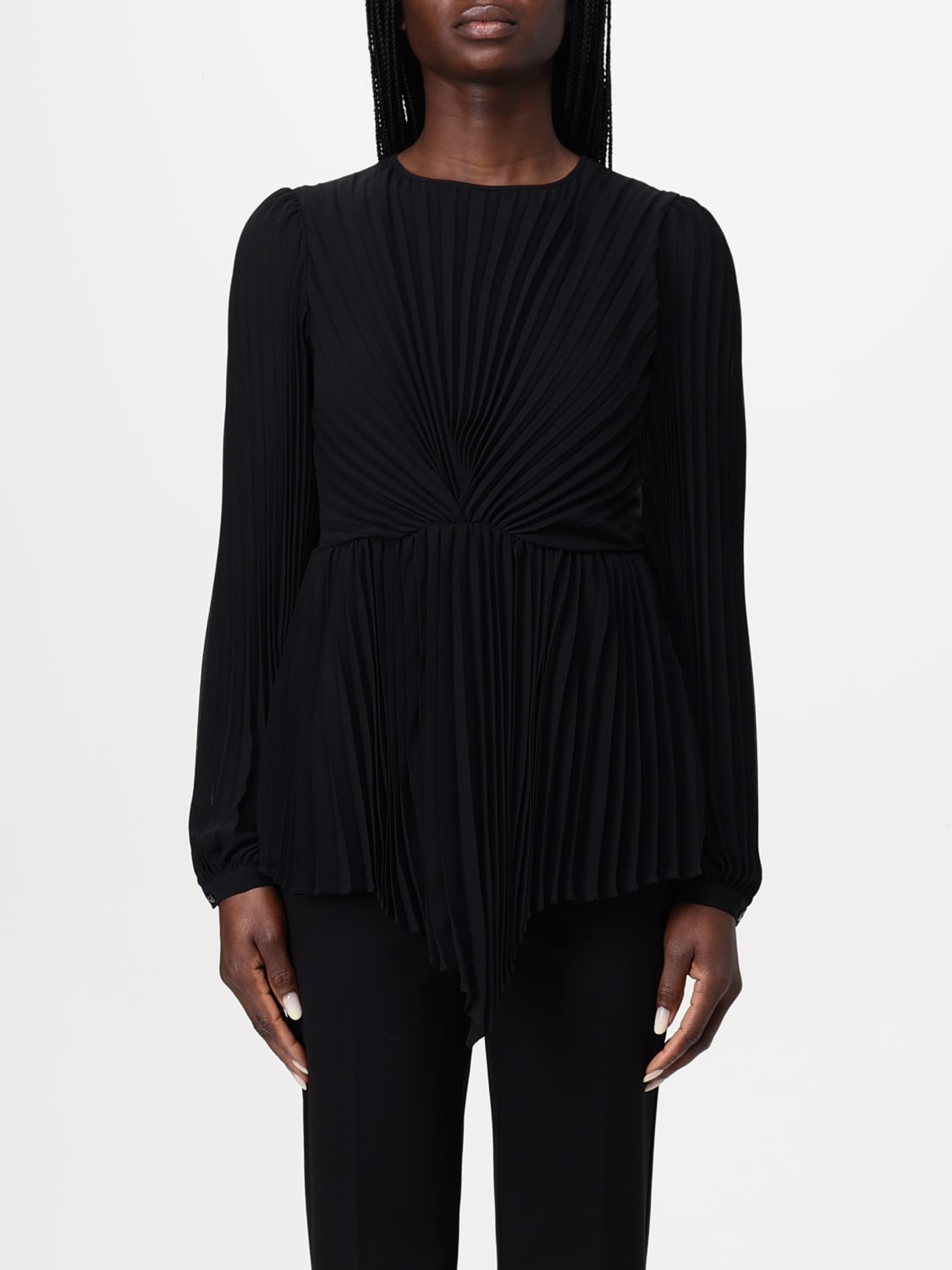 トップス 1122 TWINSET: Top woman - Black | Twinset top 251TP2333 online at