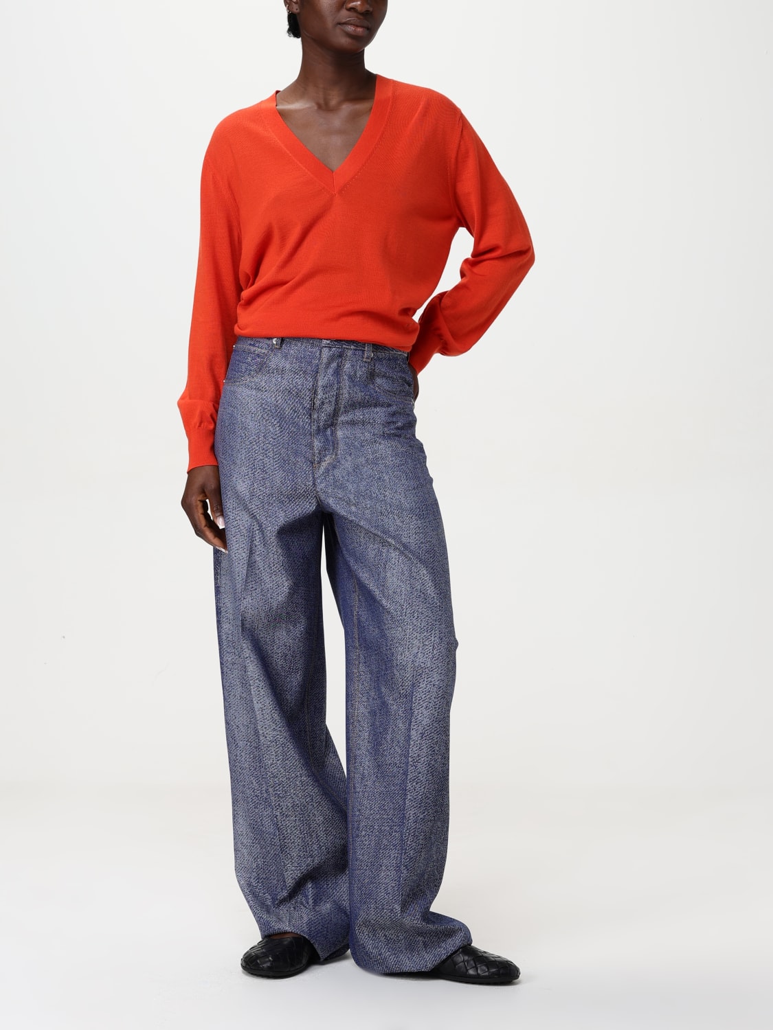 BOTTEGA VENETA PULLOVER: Pullover damen Bottega Veneta, Rot - Img 2