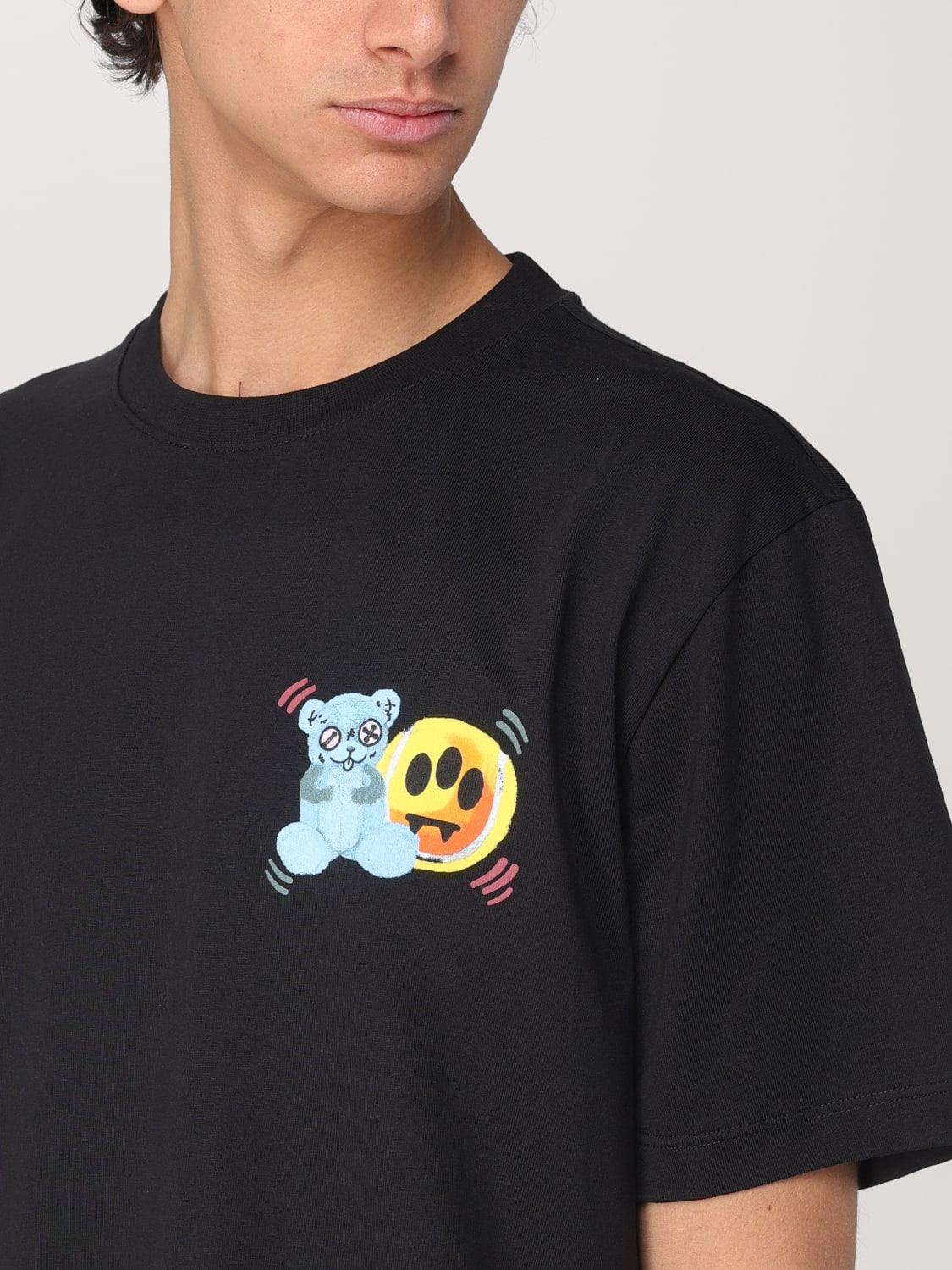 Tシャツ・カットソー BARROW Men T-shirt Black S5BWUATH058 110 BARROW: T-shirt men - Black | Barrow t-shirt S5BWUATH058