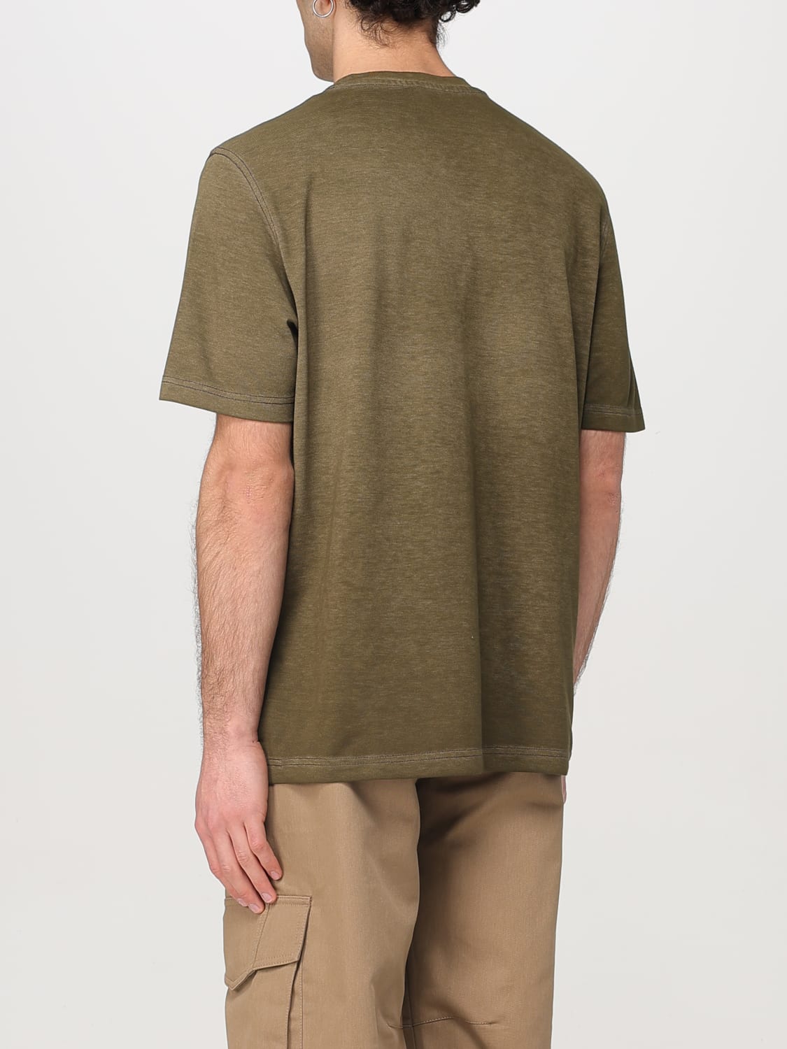 Tシャツ・カットソー DIESEL Men T-shirt Green A172550EGBJ 51FA DIESEL: Shirt men - Green | Diesel t-shirt A172550EGBJ