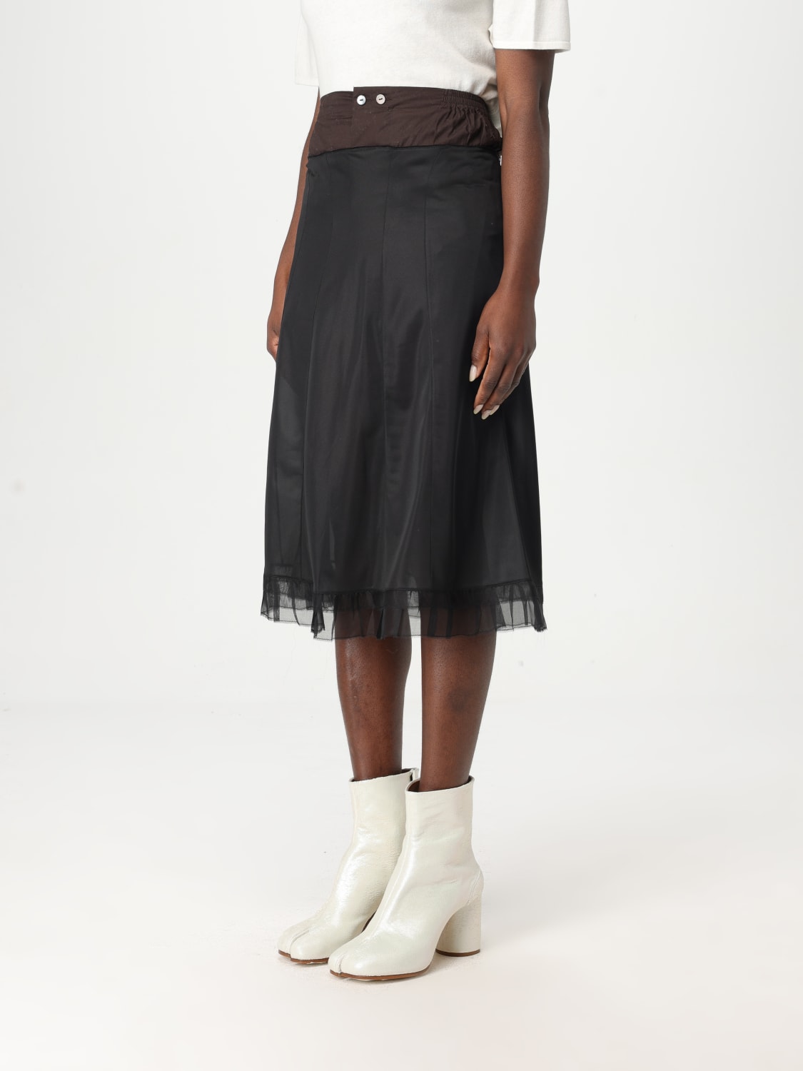 スカート MAISON MARGIELA Woman Skirt Black S51ME0030MTJ023 900 MAISON MARGIELA: Skirt woman - Black | Maison Margiela skirt