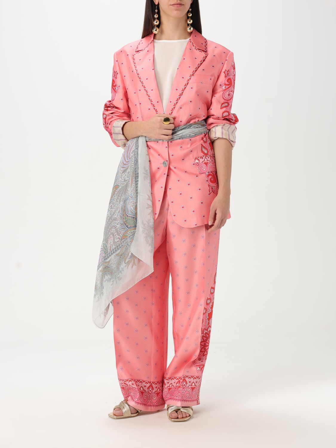 アウターその他 ETRO Woman Blazer Pink WRCA006899SP1B1 X0872 ETRO: Blazer woman - Pink | Etro blazer WRCA006899SP1B1