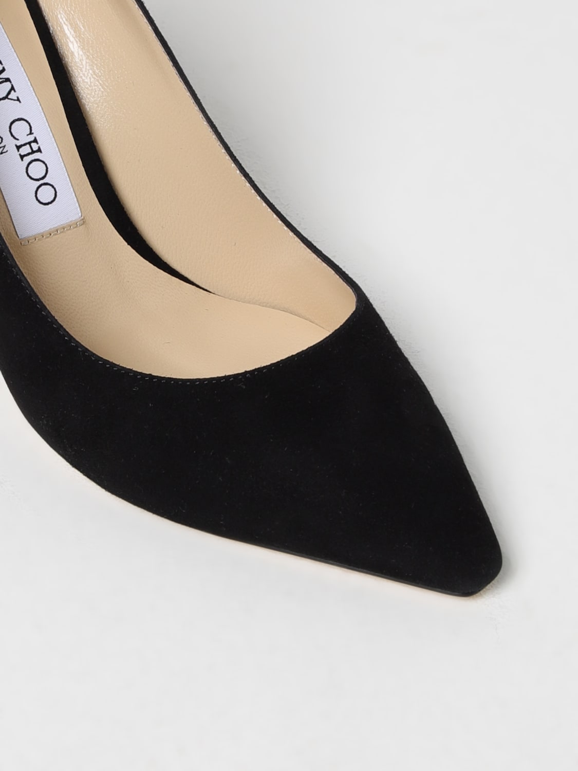 パンプス JIMMY CHOO Women Shoes ROMY85SUEBLACK Black Black Suede Pointed Pumps | Romy 85 | Autumn Winter 16