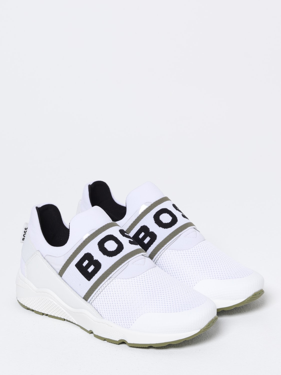 BOSS SNEAKERS: Schuhe kinder Boss, Weiß - Img 2