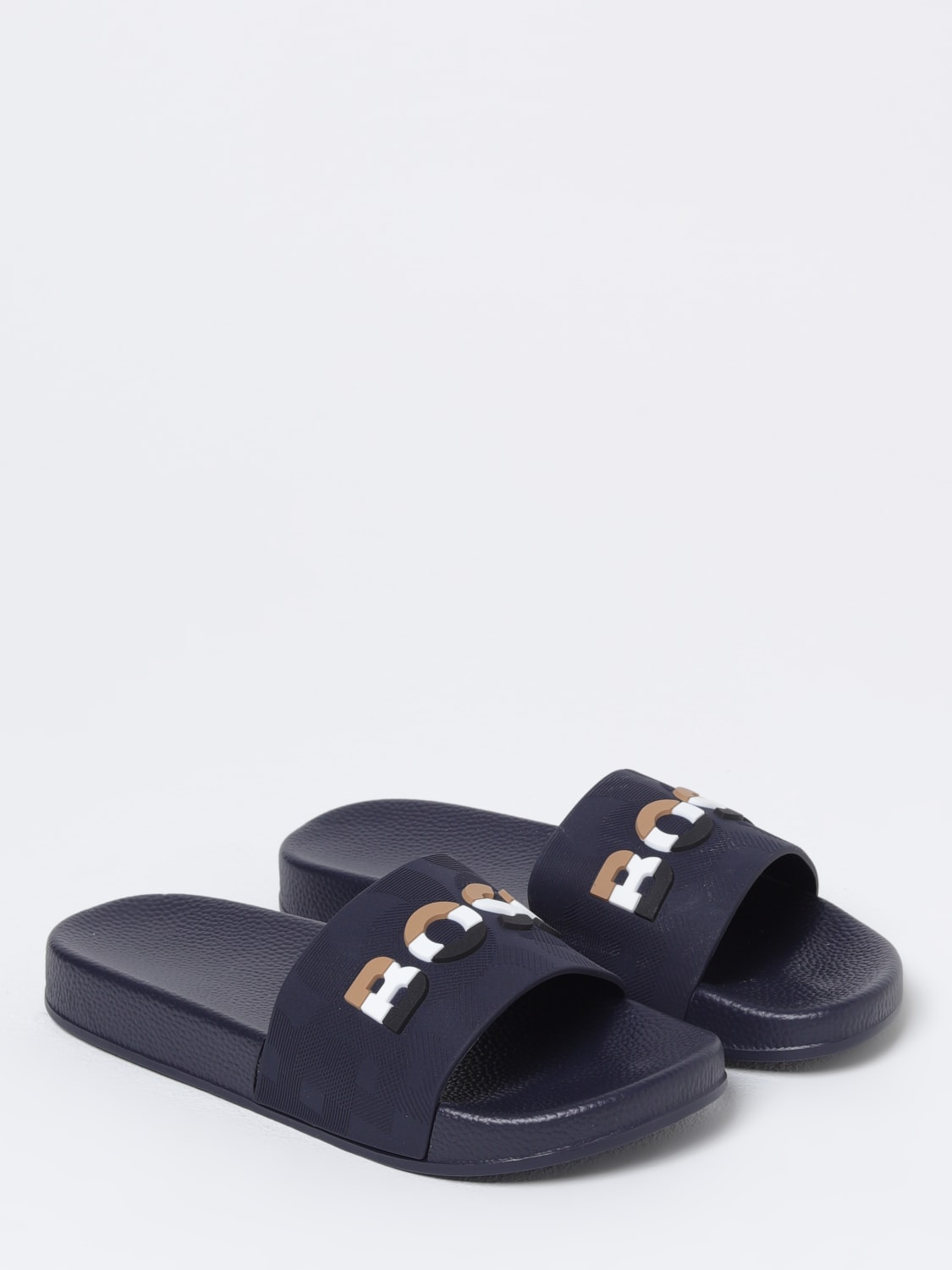 BOSS SHOES: Shoes kids Boss, Blue - Img 2