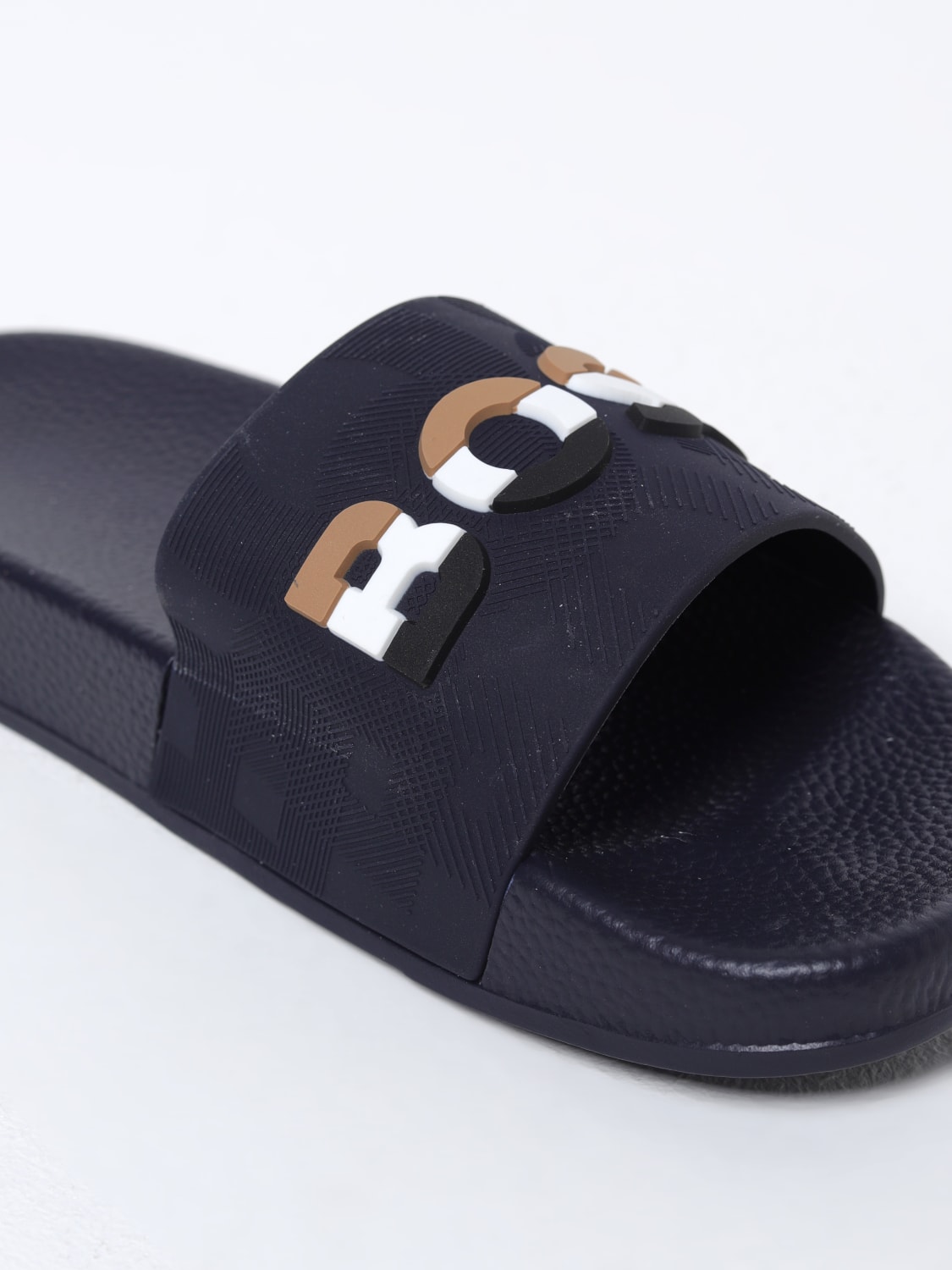 BOSS SHOES: Shoes kids Boss, Blue - Img 4