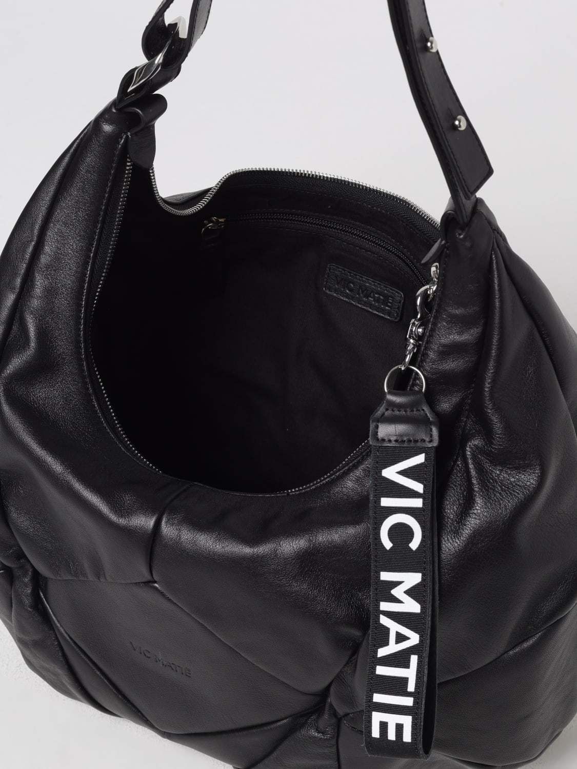 VIC MATIÉ BOLSO DE HOMBRO: Bolso de mano mujer Vic MatiÉ, Negro - Img 4