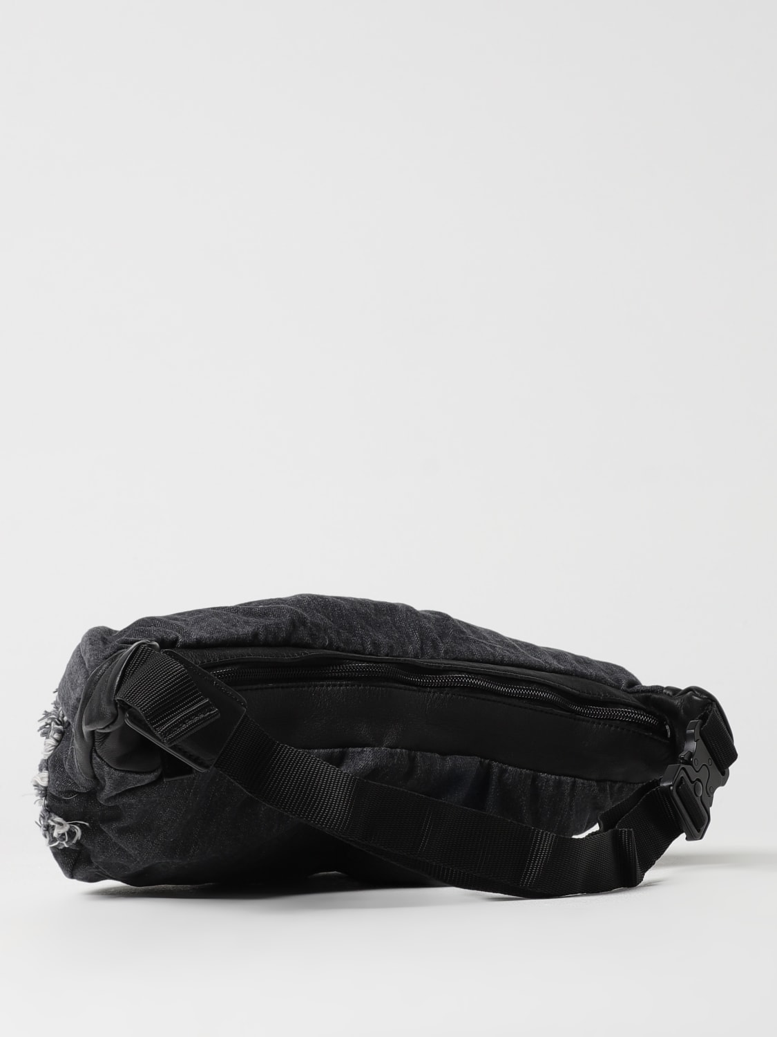 VIC MATIÉ MARSUPIO: Marsupio Vic Matiè in denim e pelle , Grigio - Img 2