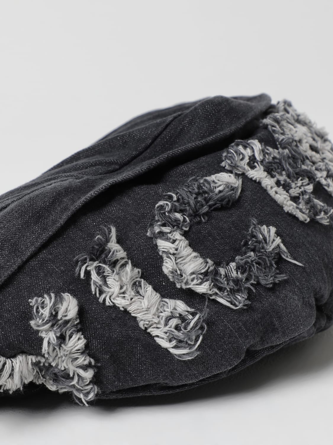 VIC MATIÉ MARSUPIO: Marsupio Vic Matiè in denim e pelle , Grigio - Img 3