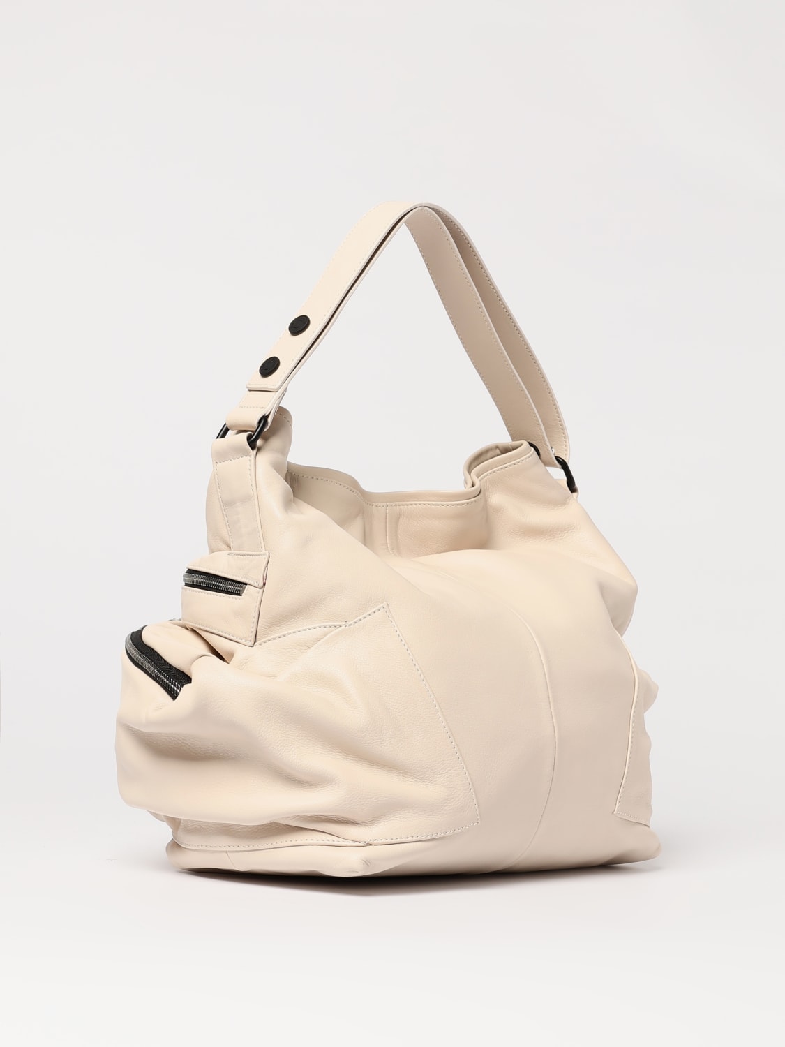 VIC MATIÉ BORSA A SPALLA: Borsa Vic Matiè in pelle , Bianco - Img 2