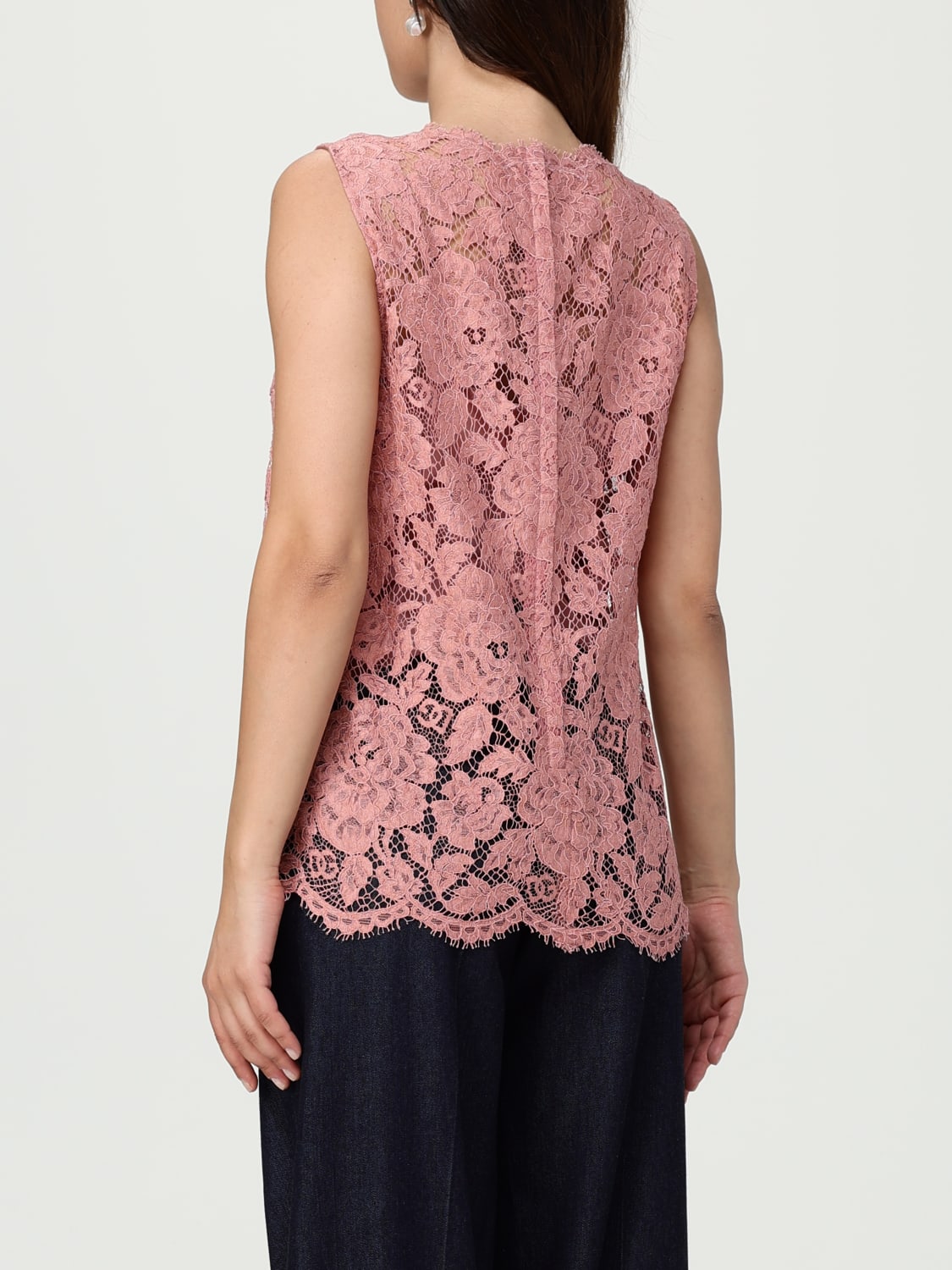 DOLCE & GABBANA TOP: T-shirt damen Dolce & Gabbana, Pink - Img 3