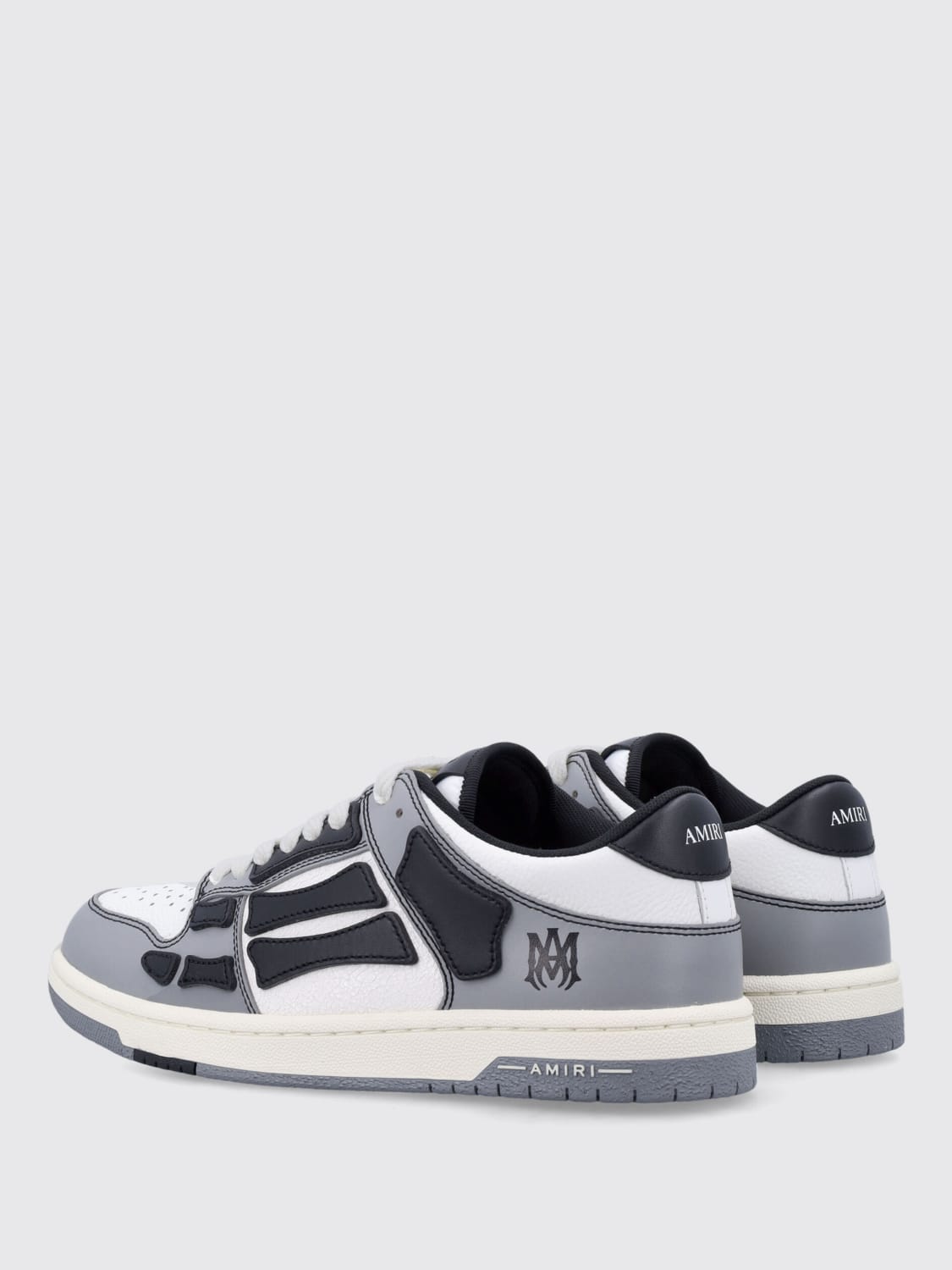 AMIRI SNEAKERS: Sneakers Skel Amiri in pelle , Nero - Img 3