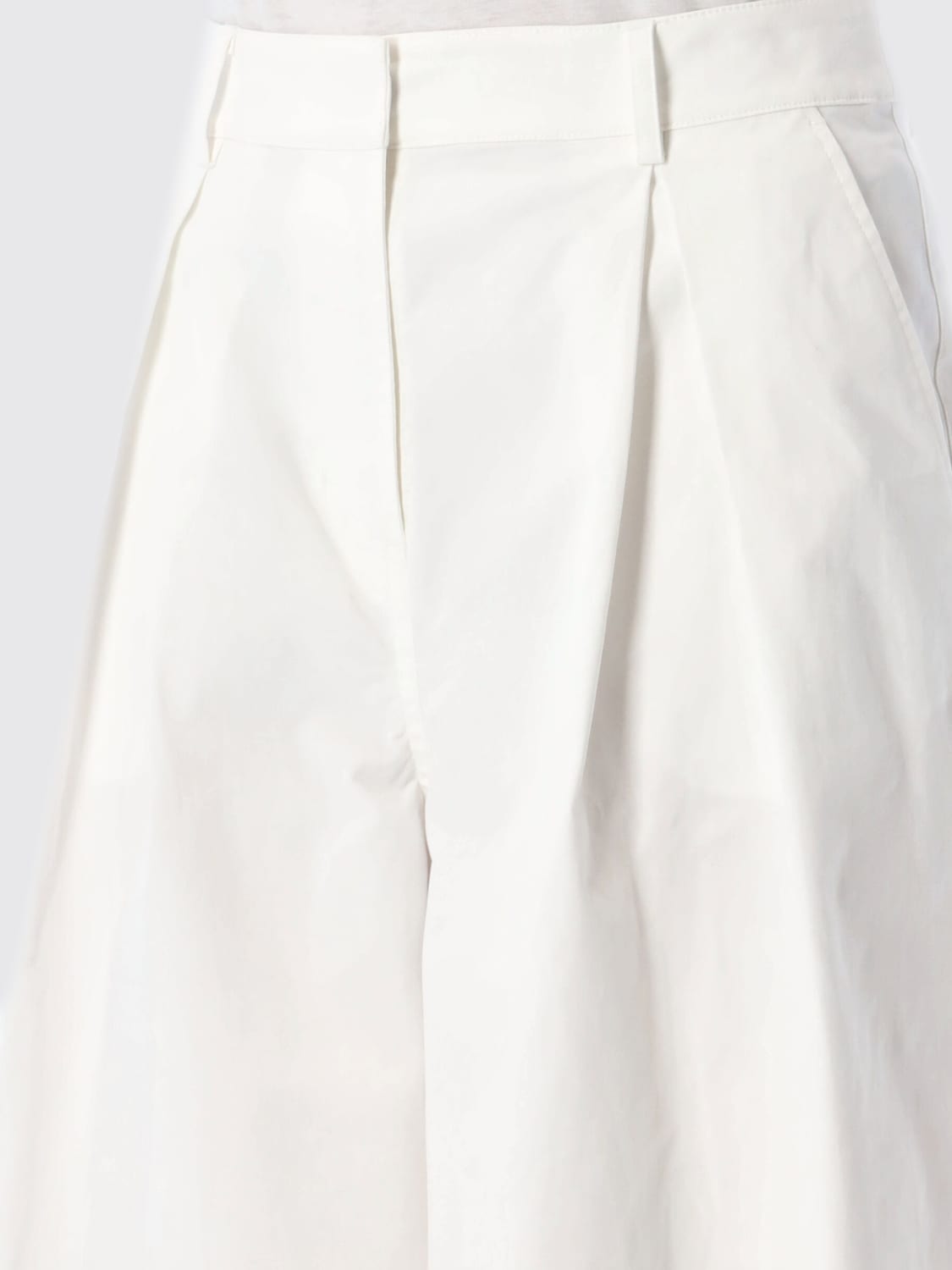 パンツ THE GARMENT Women Straight Pants 20391CO 001 WHITE THE GARMENT: Pants woman - White | The Garment pants 20391