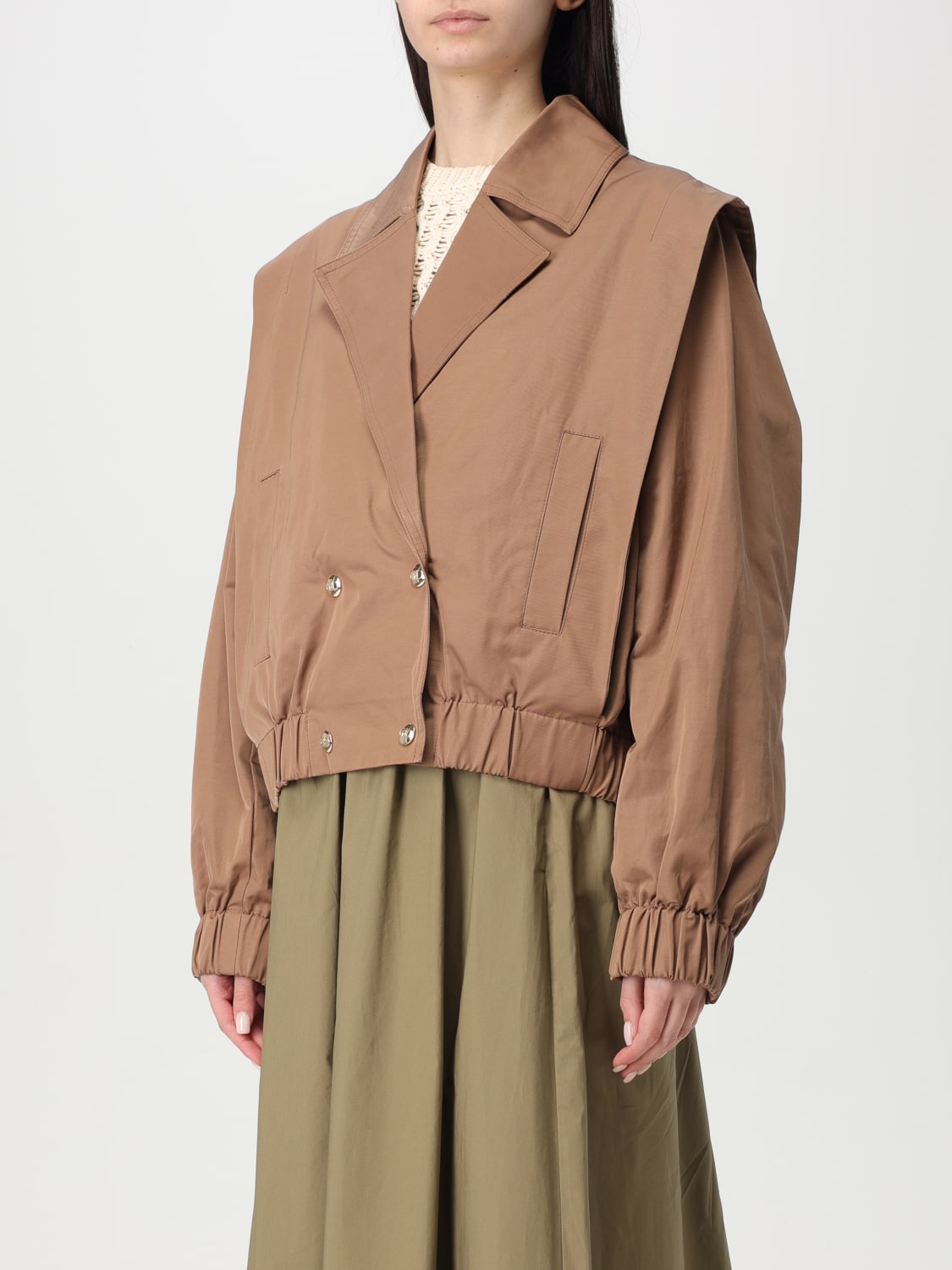 ジャケット LIU JO Woman Jacket Beige TA5084T2904 X0675 LIU JO: Blazer woman - Beige | Liu Jo jacket TA5084T2904