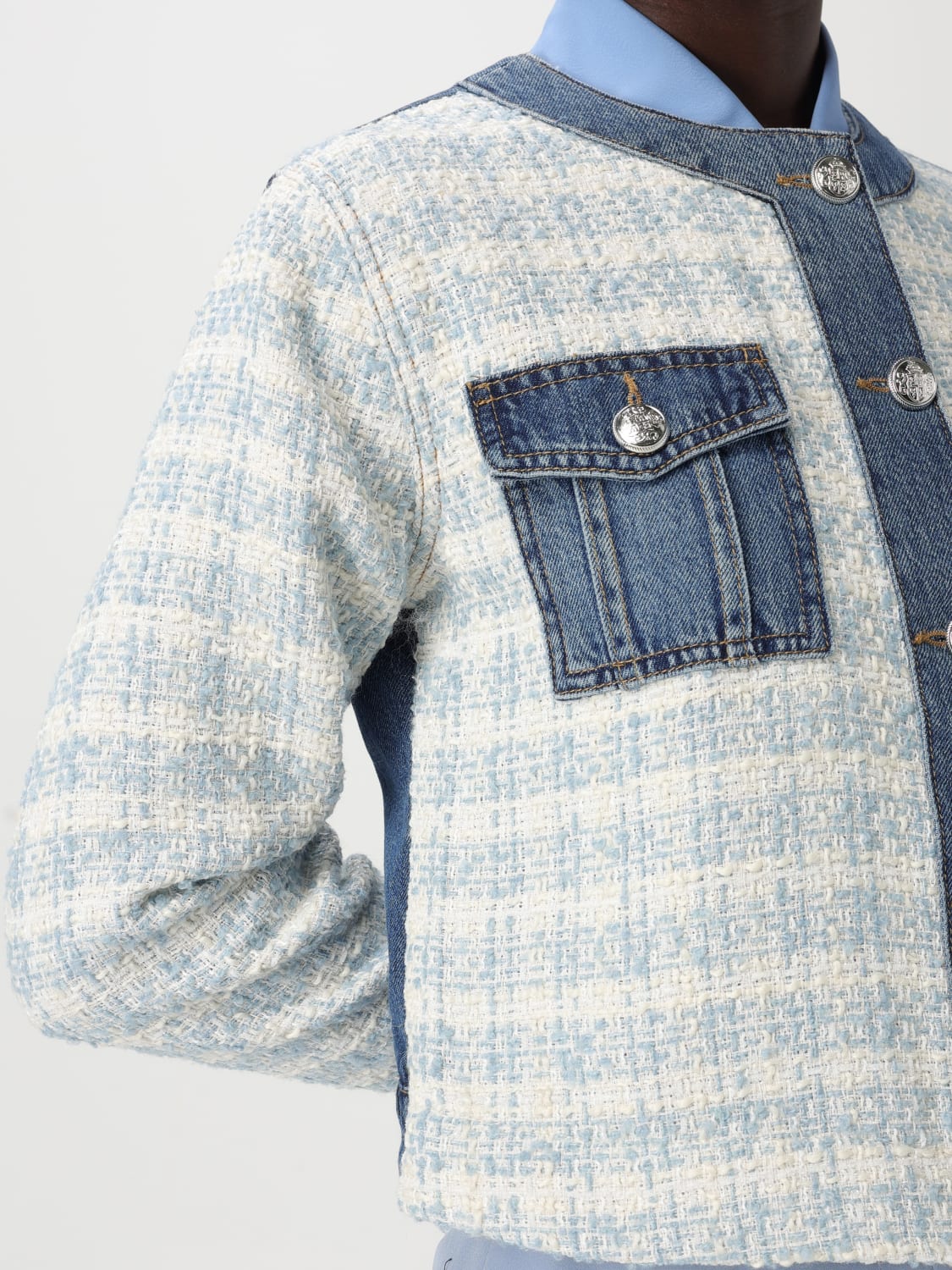 ジャケット LIU JO Woman Jacket White UA5262DS059 78569 LIU JO: women's jacket - White | Liu Jo giacca UA5262DS059
