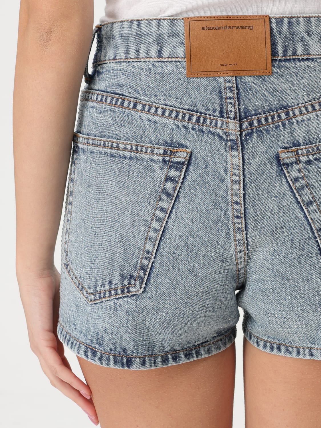 ショートパンツ ALEXANDER WANG Woman Short Blue 1WC2244306 486 ALEXANDER WANG: Short woman - Blue | Alexander Wang short