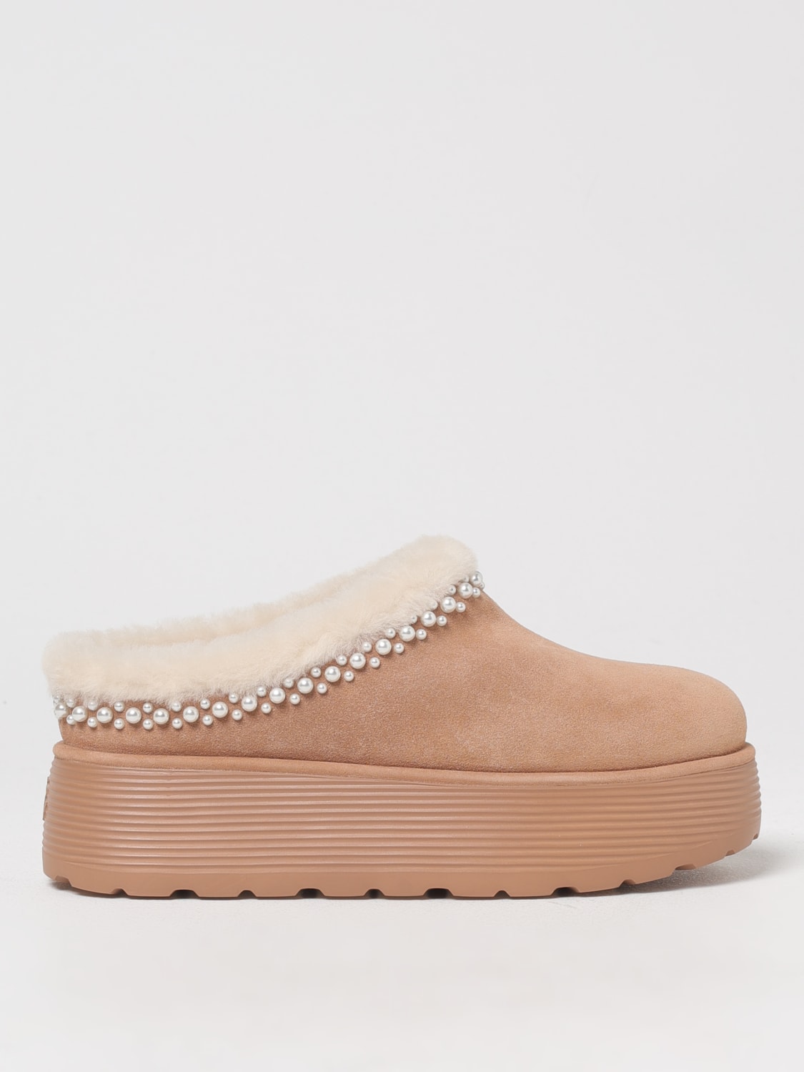 STUART WEITZMAN SHOES: Wedge shoes woman Stuart Weitzman, Beige - Img 1